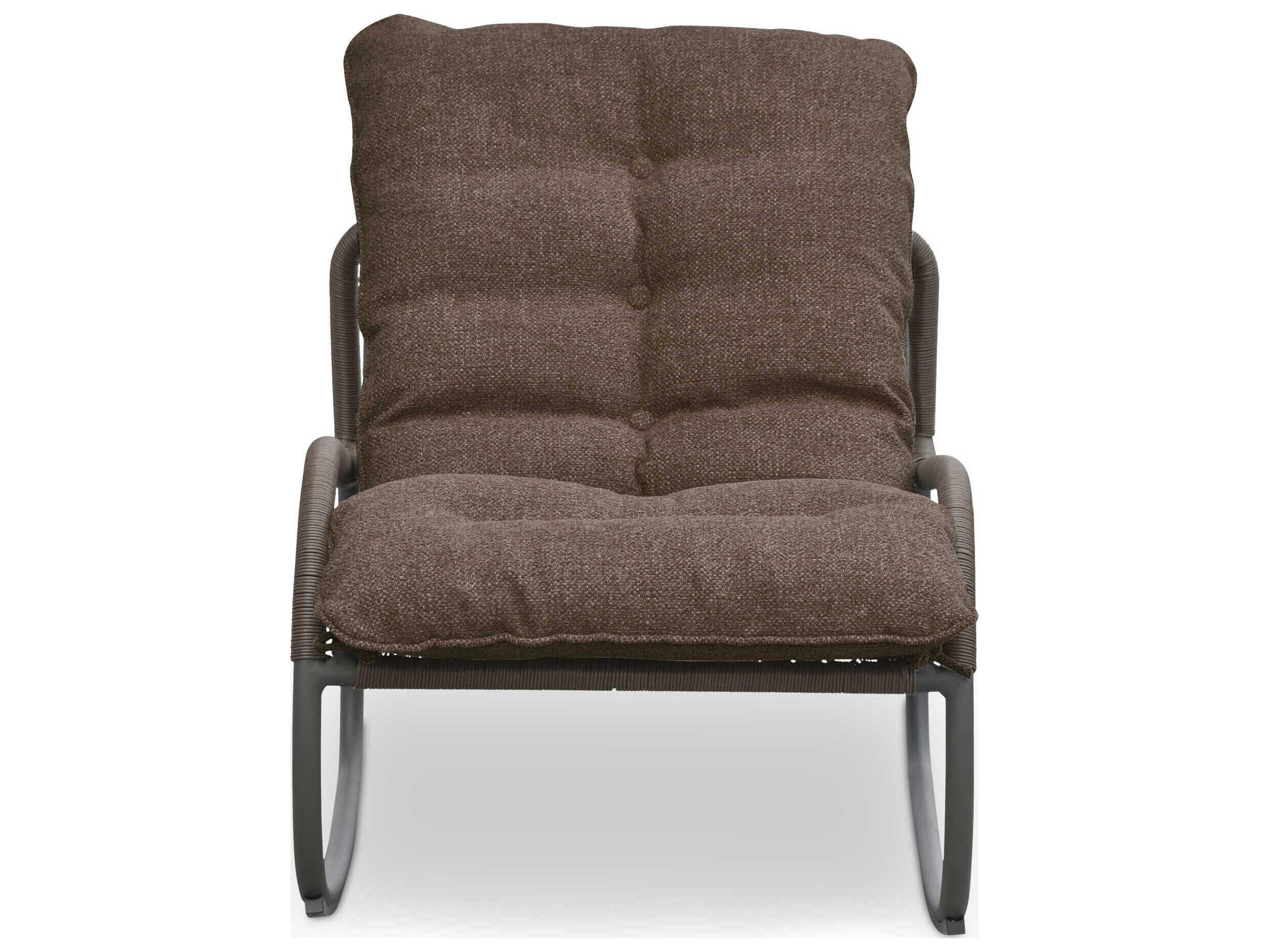 Moe's Home Outdoor Lyra Brown Wicker Lounge Chair