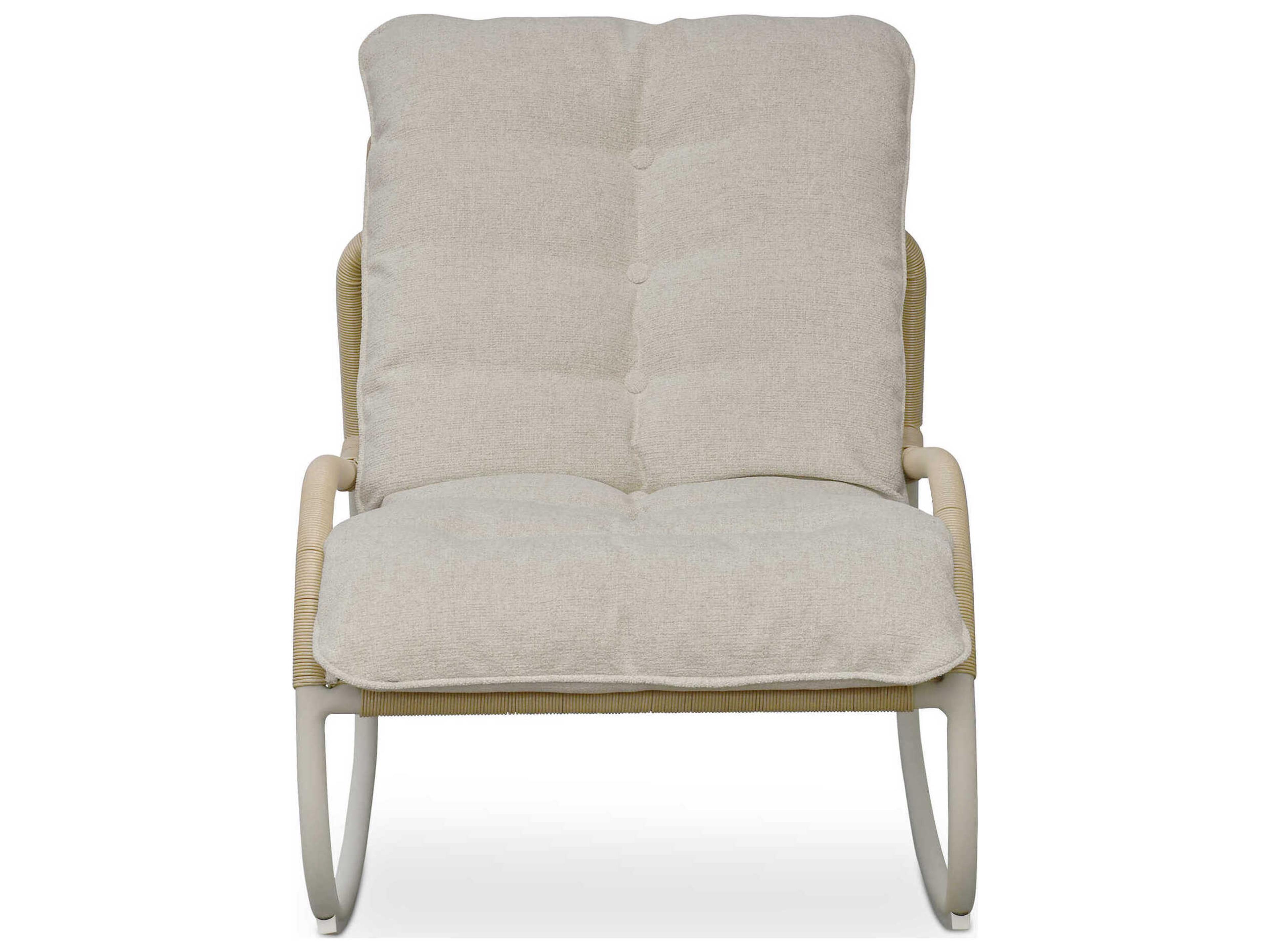 Moe's Home Outdoor Lyra Beige Wicker Lounge Chair