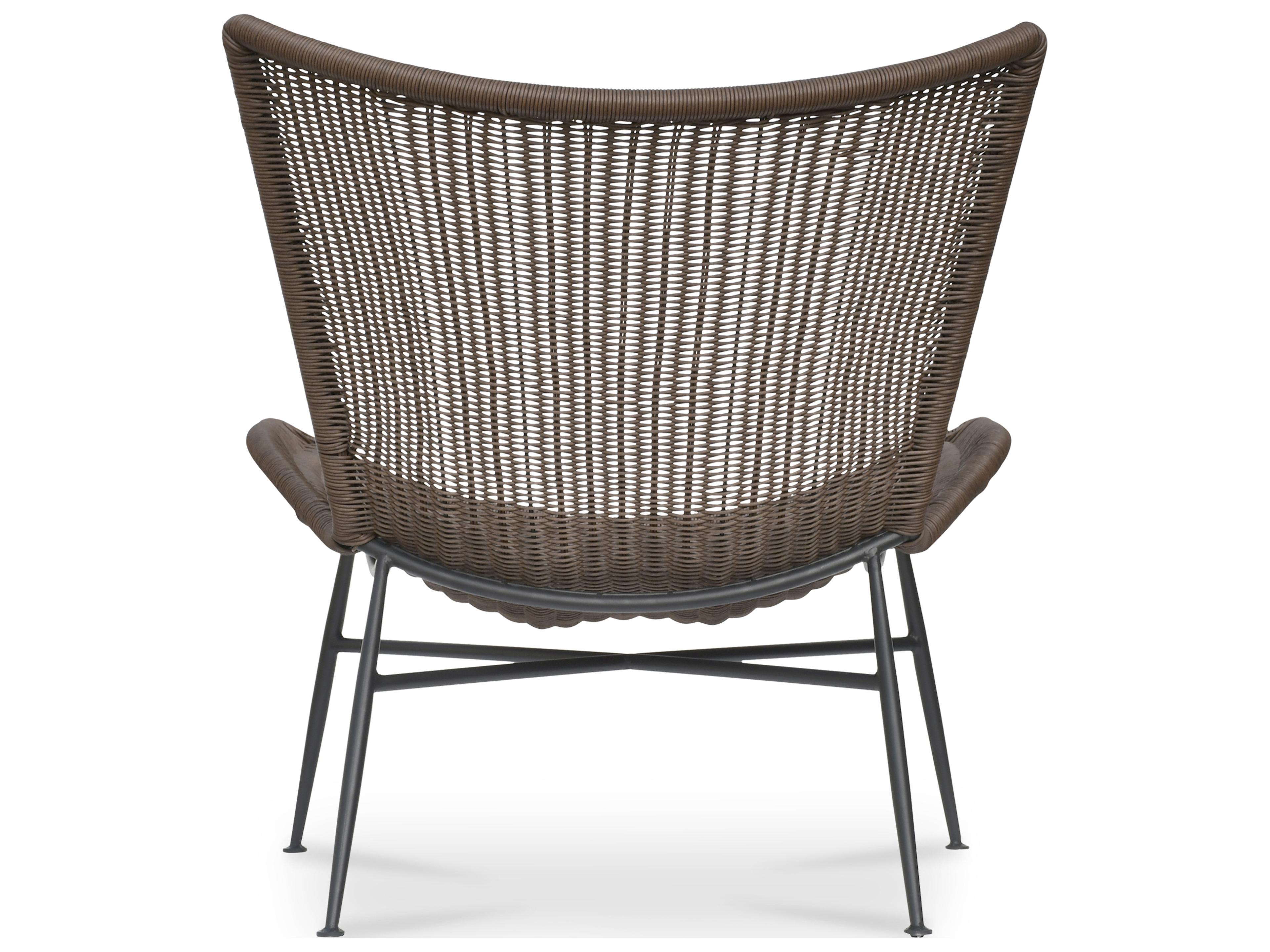 Moe's Home Outdoor Paige Brown Wicker Lounge Chair