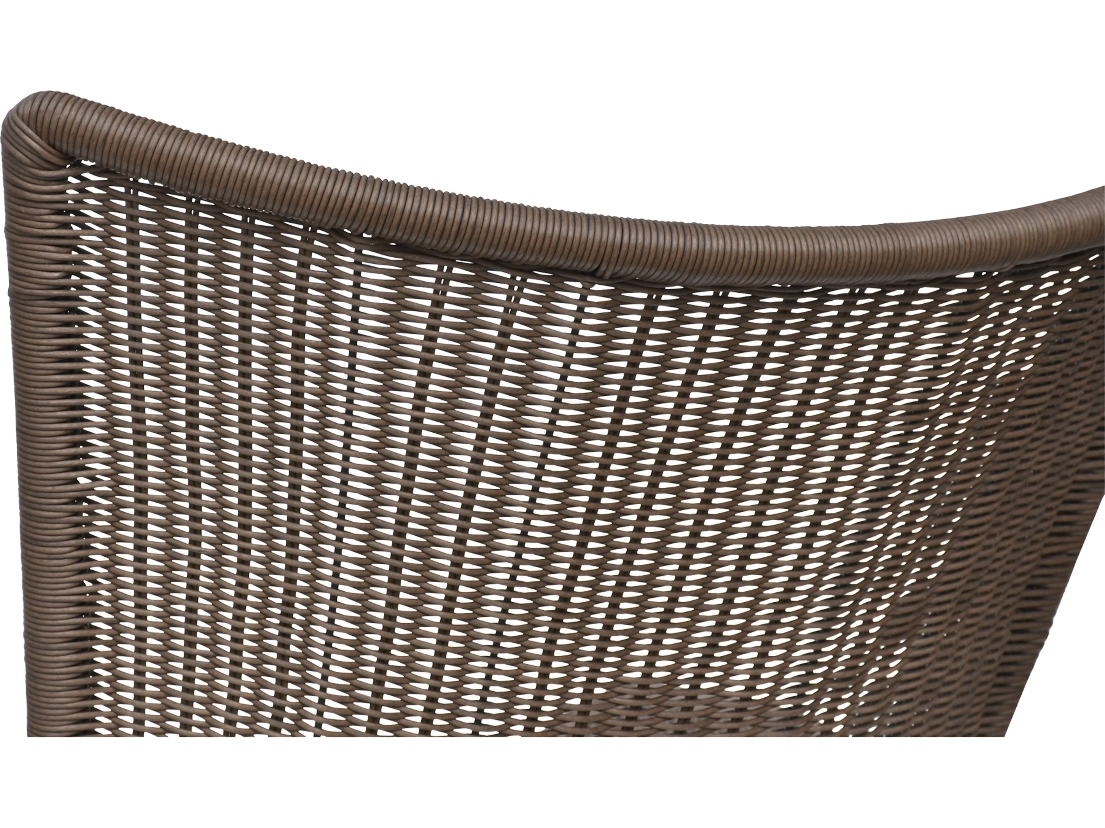 Moe's Home Outdoor Paige Brown Wicker Lounge Chair