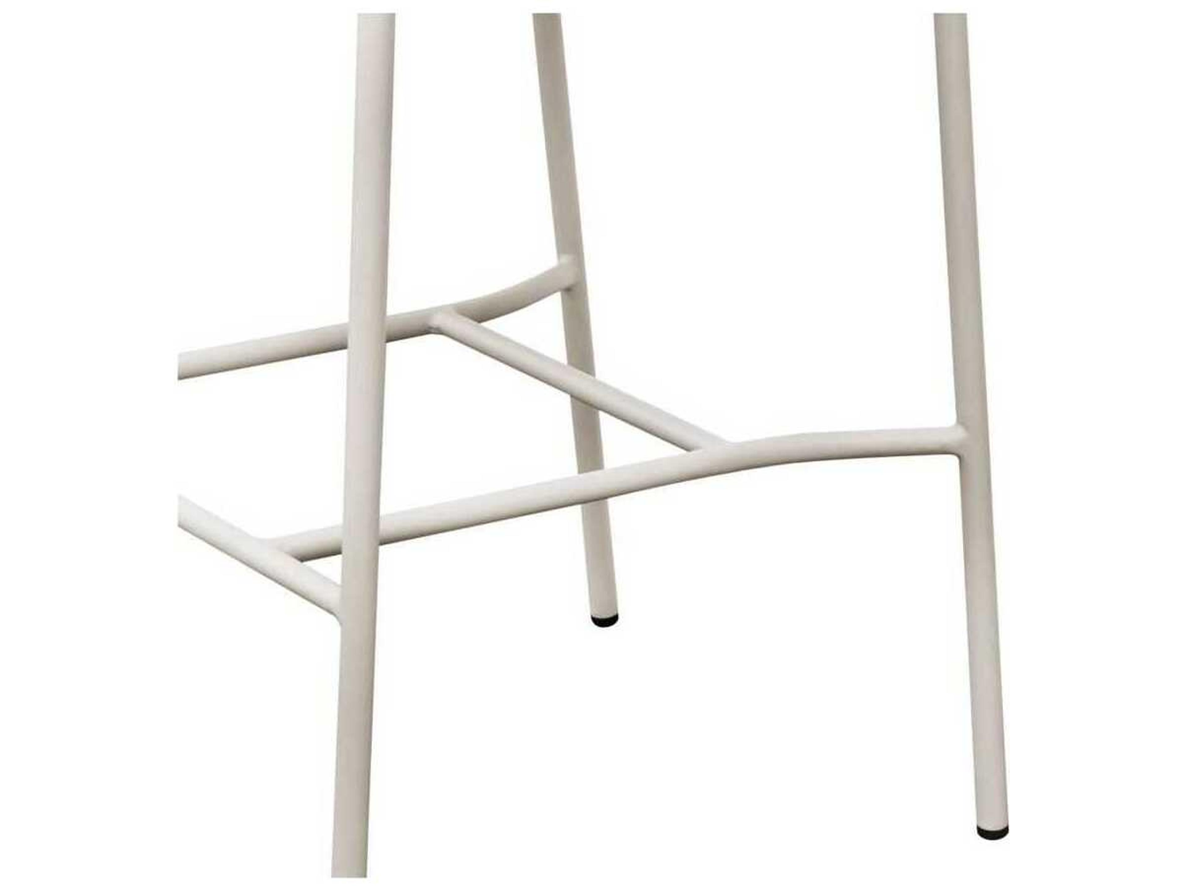 Moe's Home Outdoor Zola Natural Steel Wicker Bar Stool