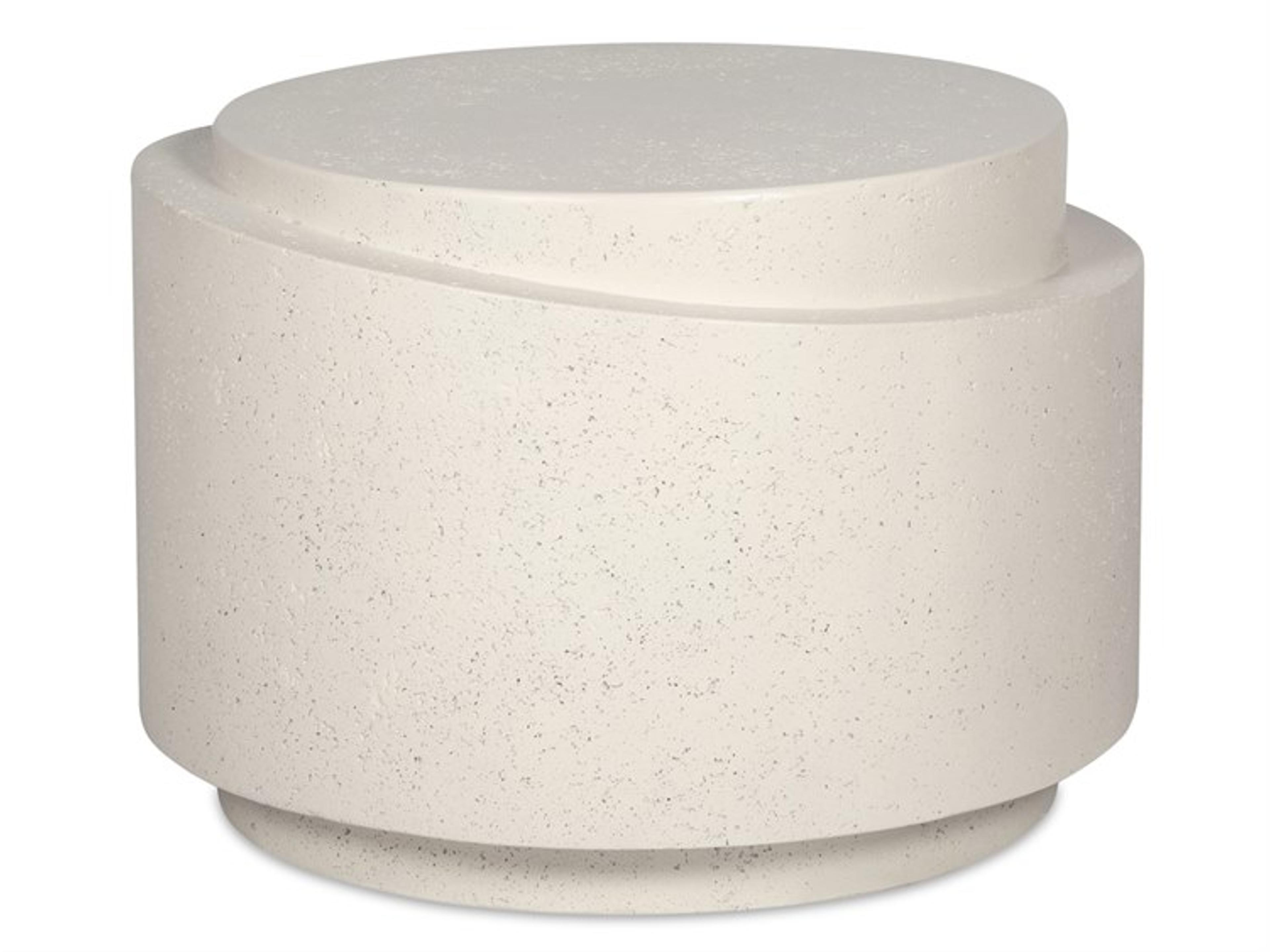 Moe's Home Outdoor Cosmo Accent Table Off White