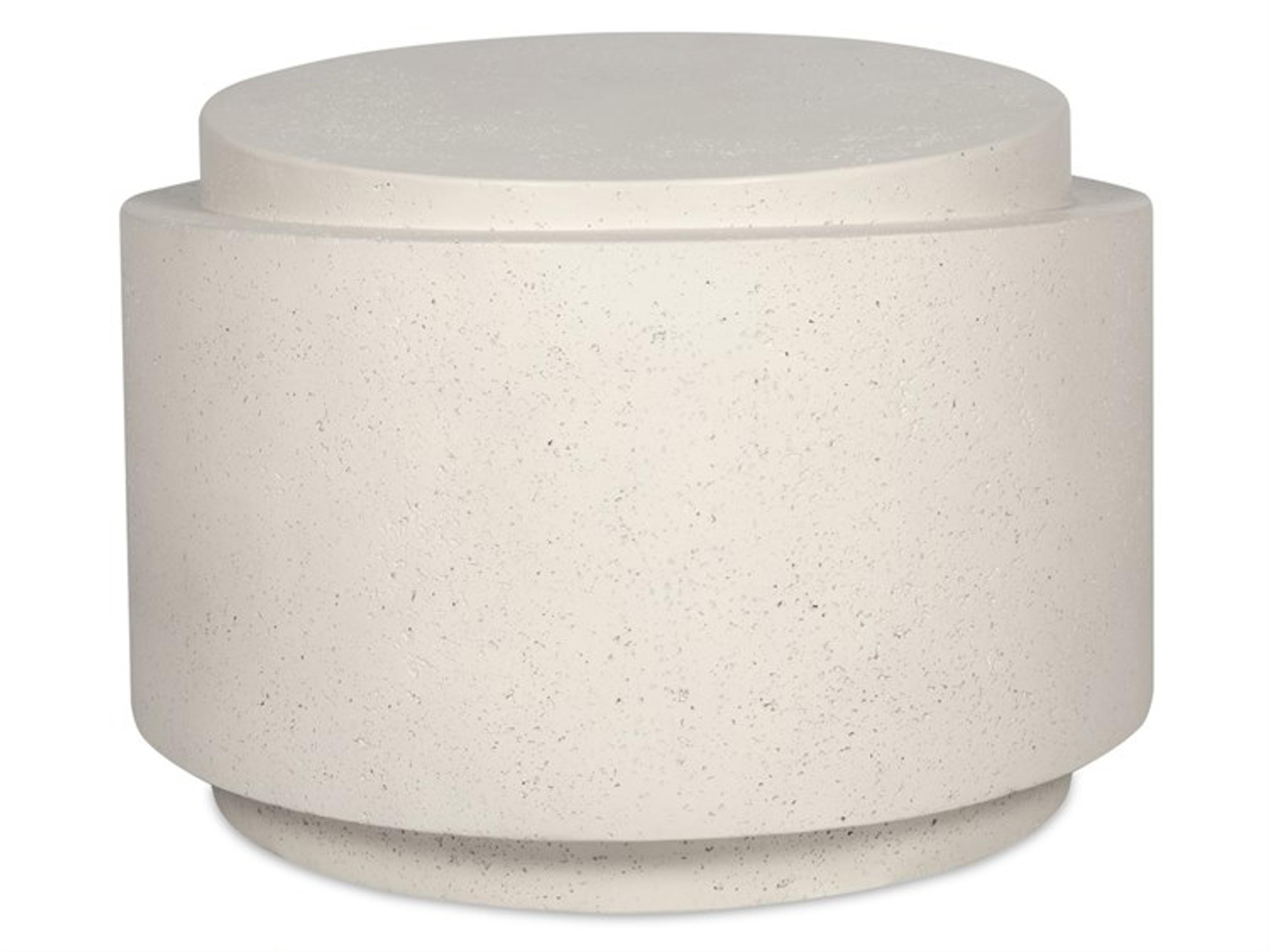 Moe's Home Outdoor Cosmo Accent Table Off White