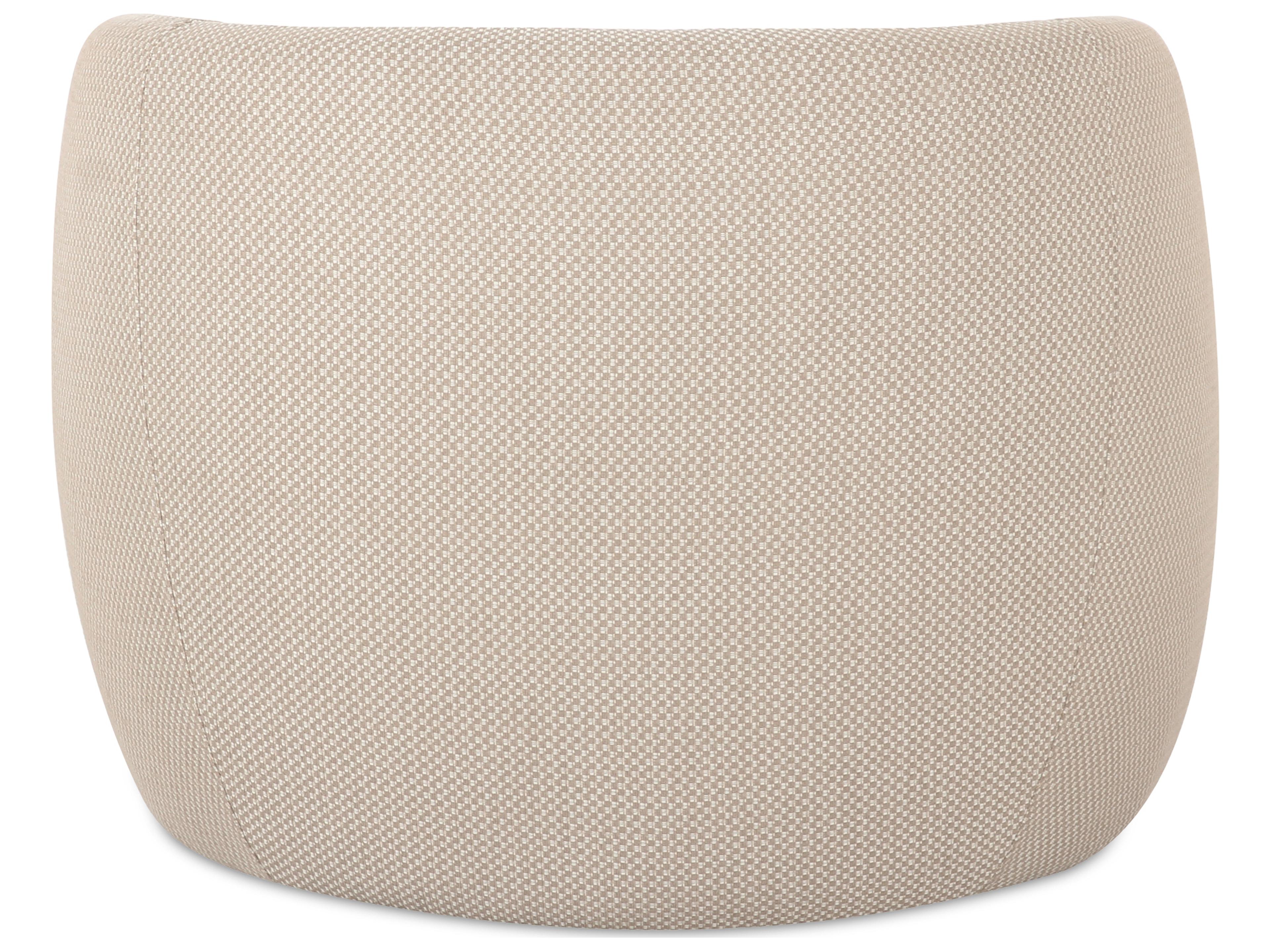 Moe's Home Outdoor Rae Accent Chair Beige Check