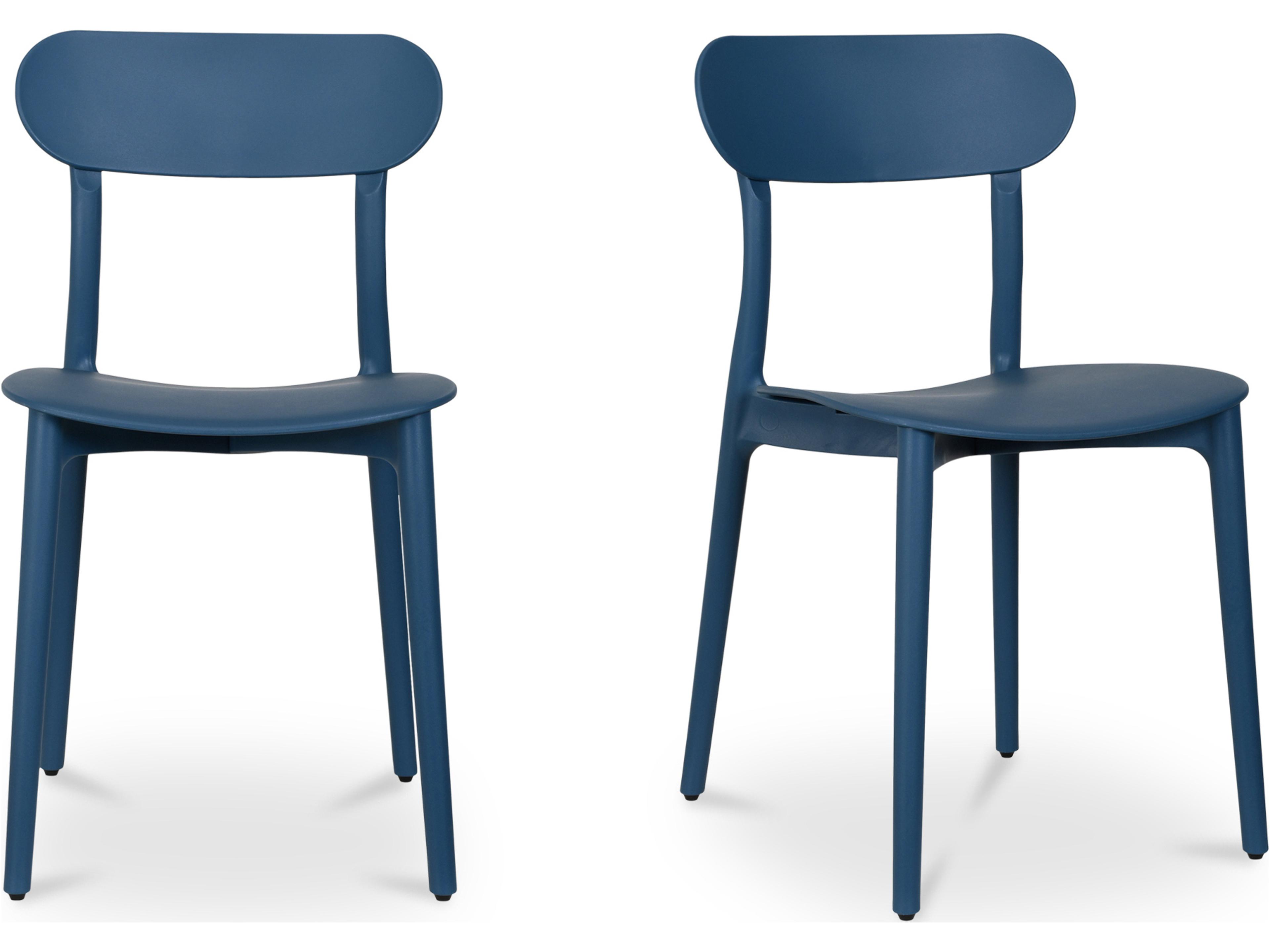 Kent 20.5"W Dining Chair Navy - Set of Two