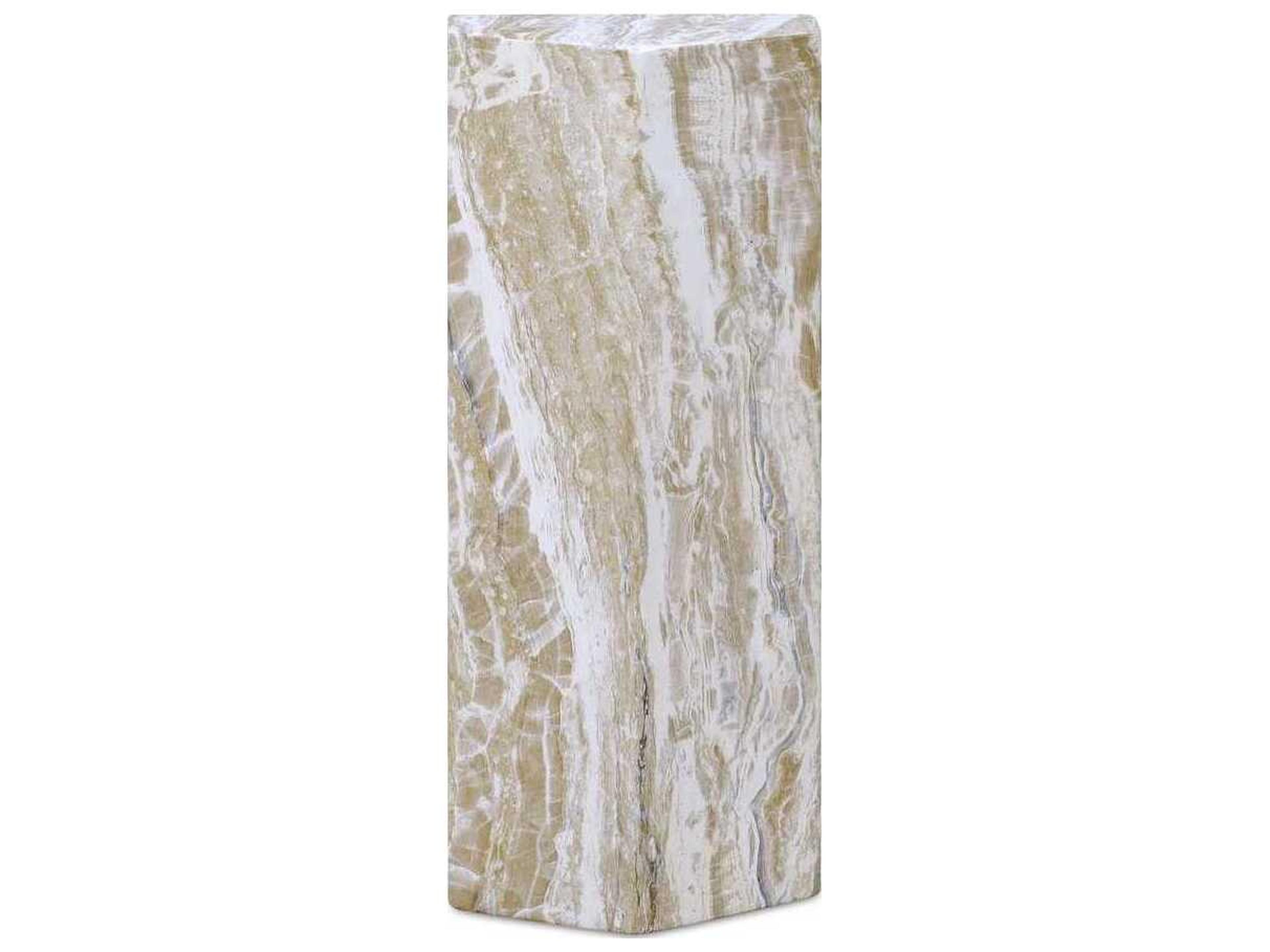 Moe's Home Outdoor Nix Green Concrete End Table