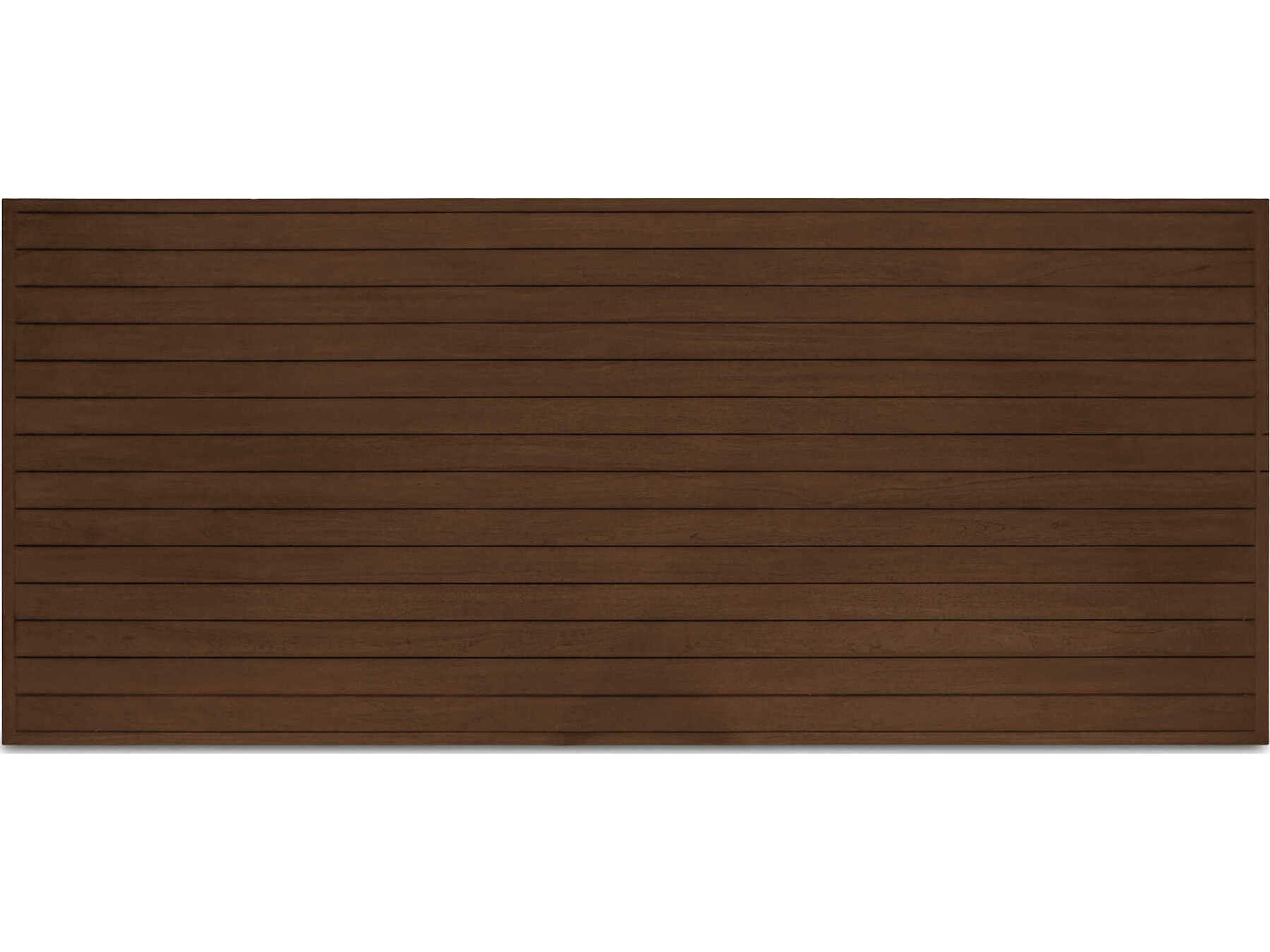 Moe's Home Outdoor Esmond Brown Teak Rectangular Dining Table