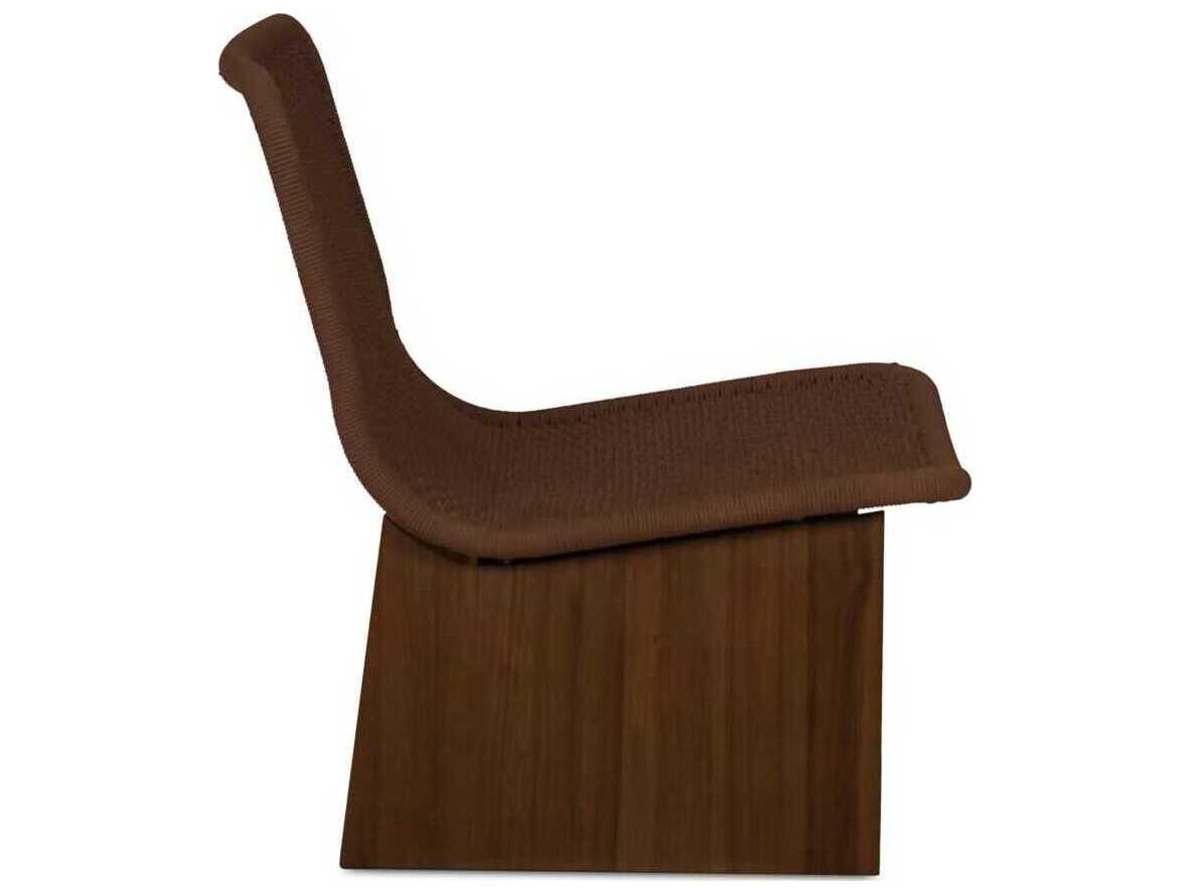 Moe's Home Outdoor Savanna Brown Wicker Lounge Chair