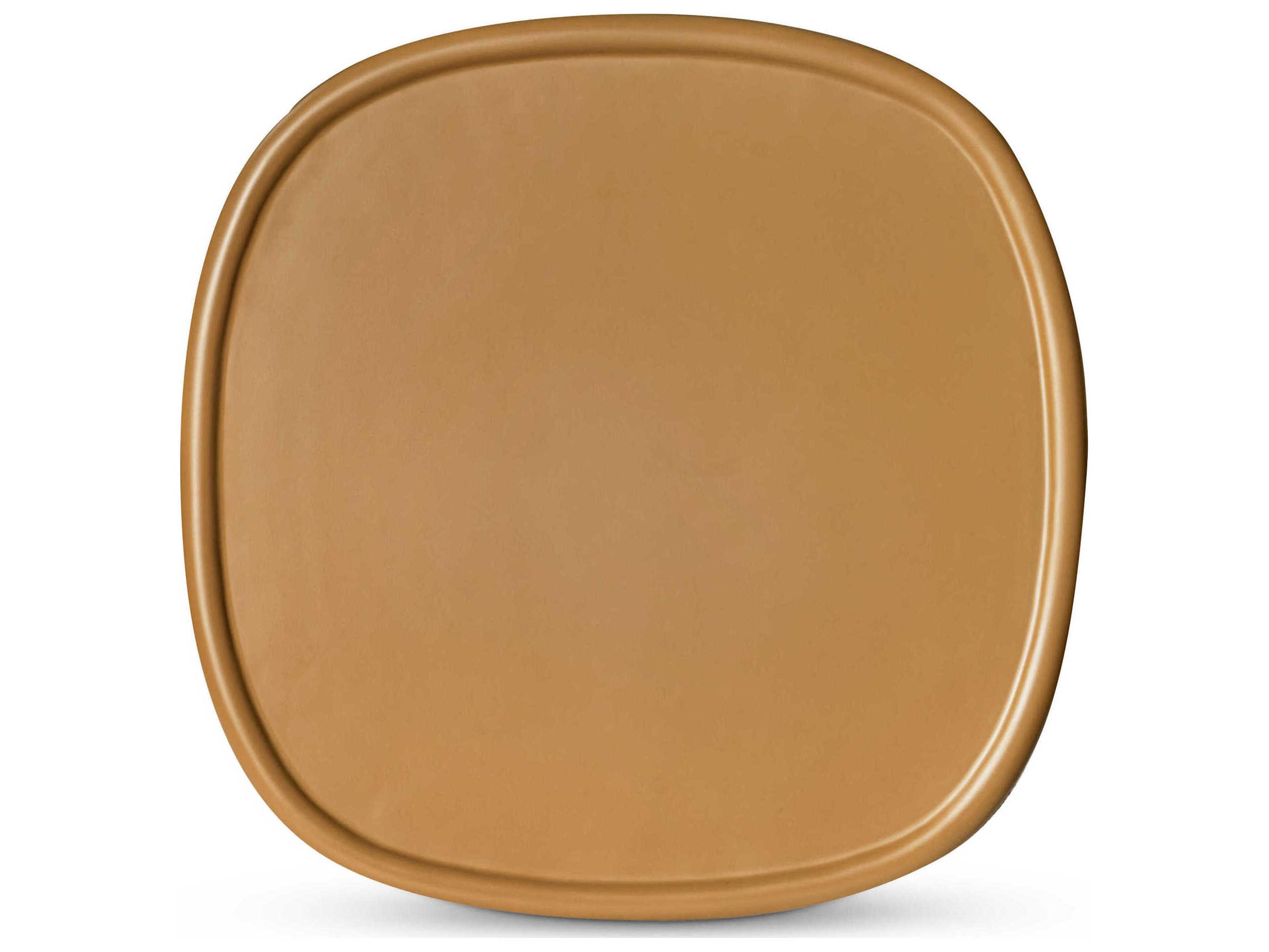 Moe's Home Outdoor Manon Yellow Concrete Round End Table