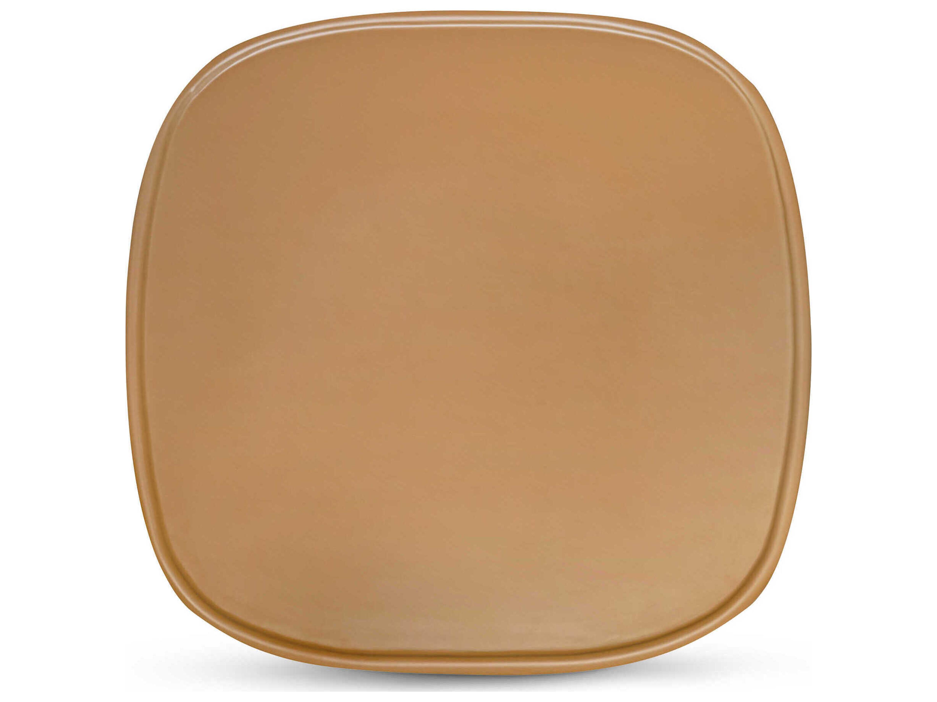 Moe's Home Outdoor Manon Yellow Concrete Square Coffee Table