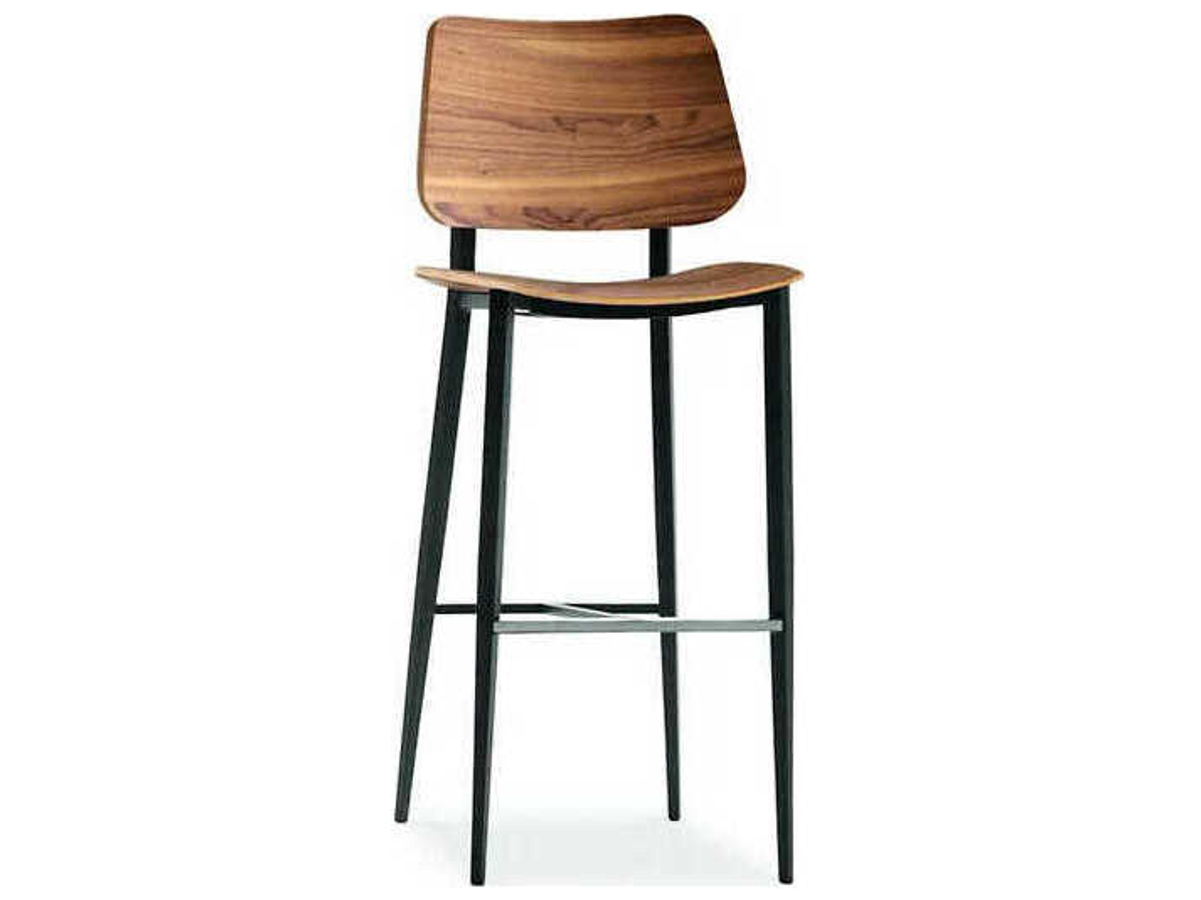 Joe Walnut Wood Counter Stool