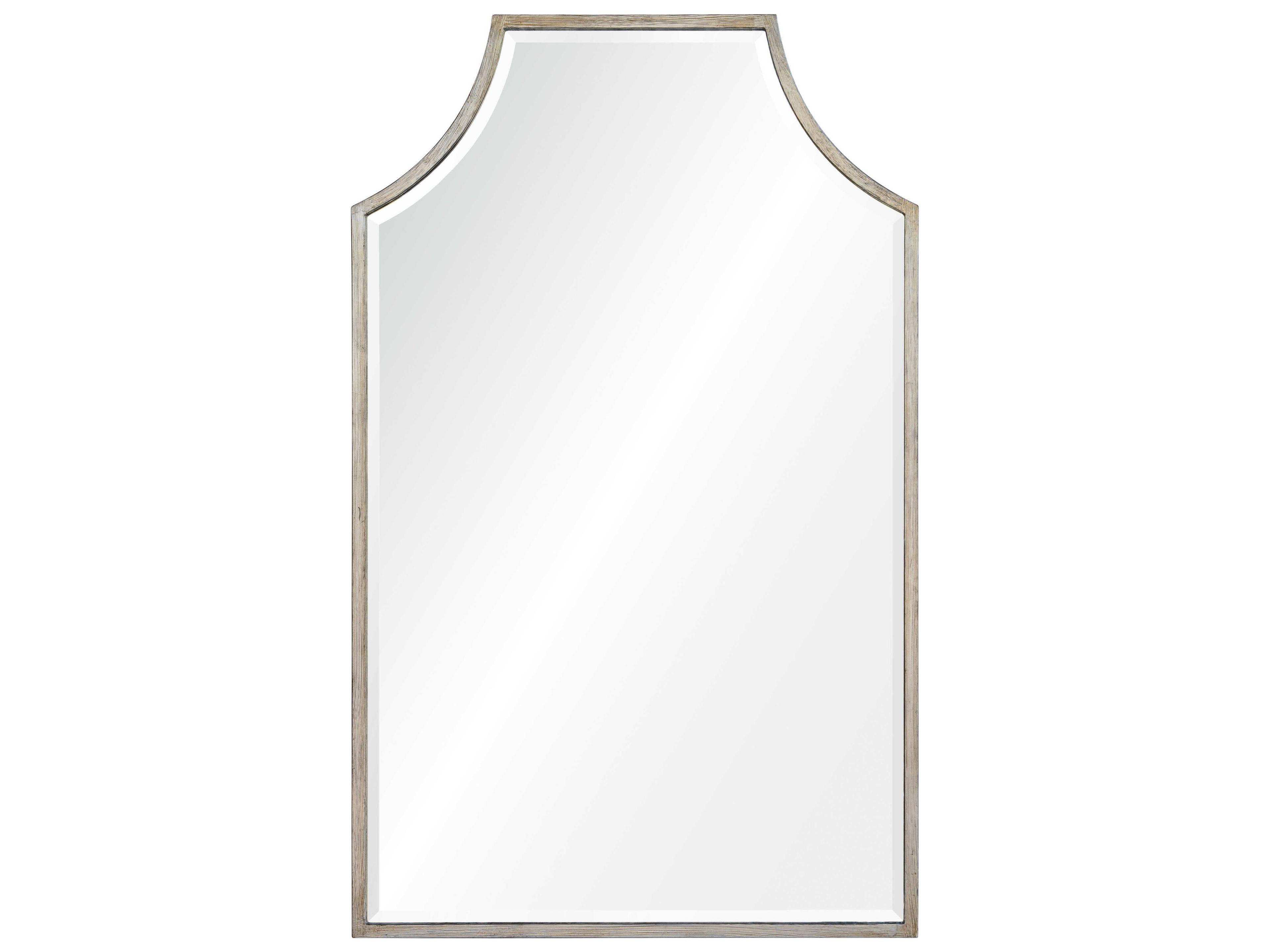 Mirror Home Antiqued Silver Leaf Wall Mirror