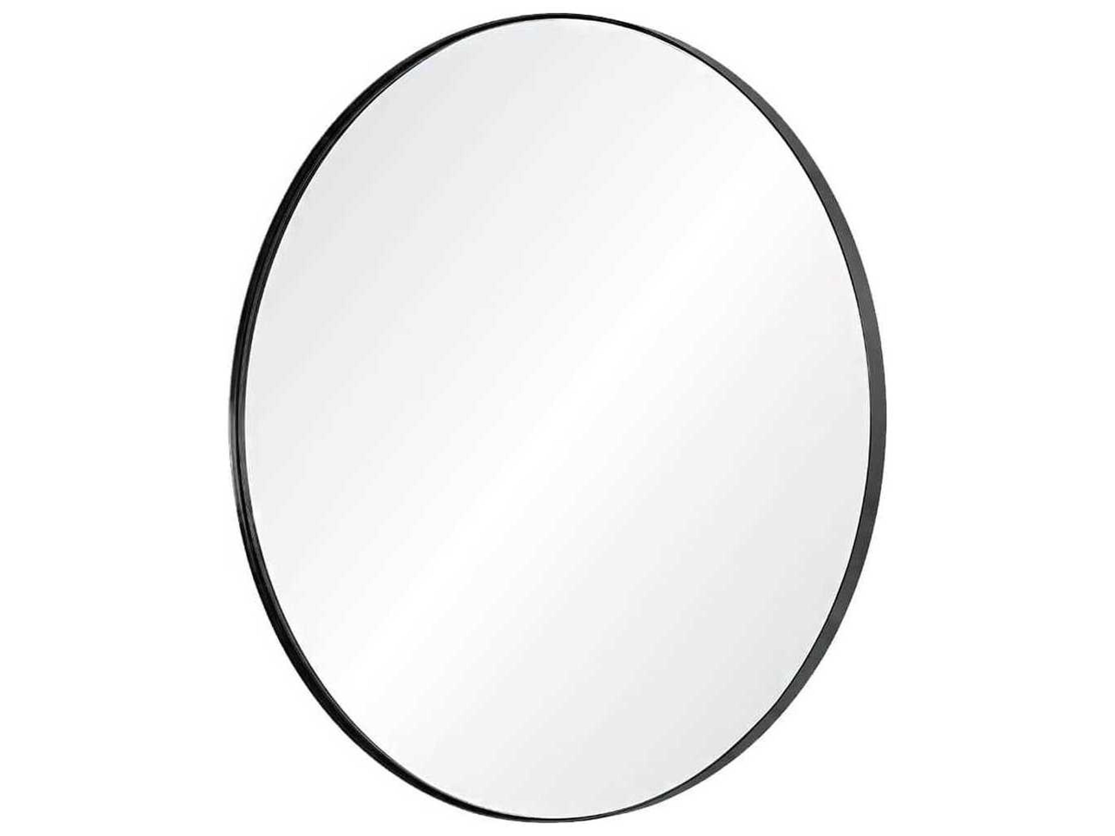 Mirror Home Black Nickel Round Wall Mirror