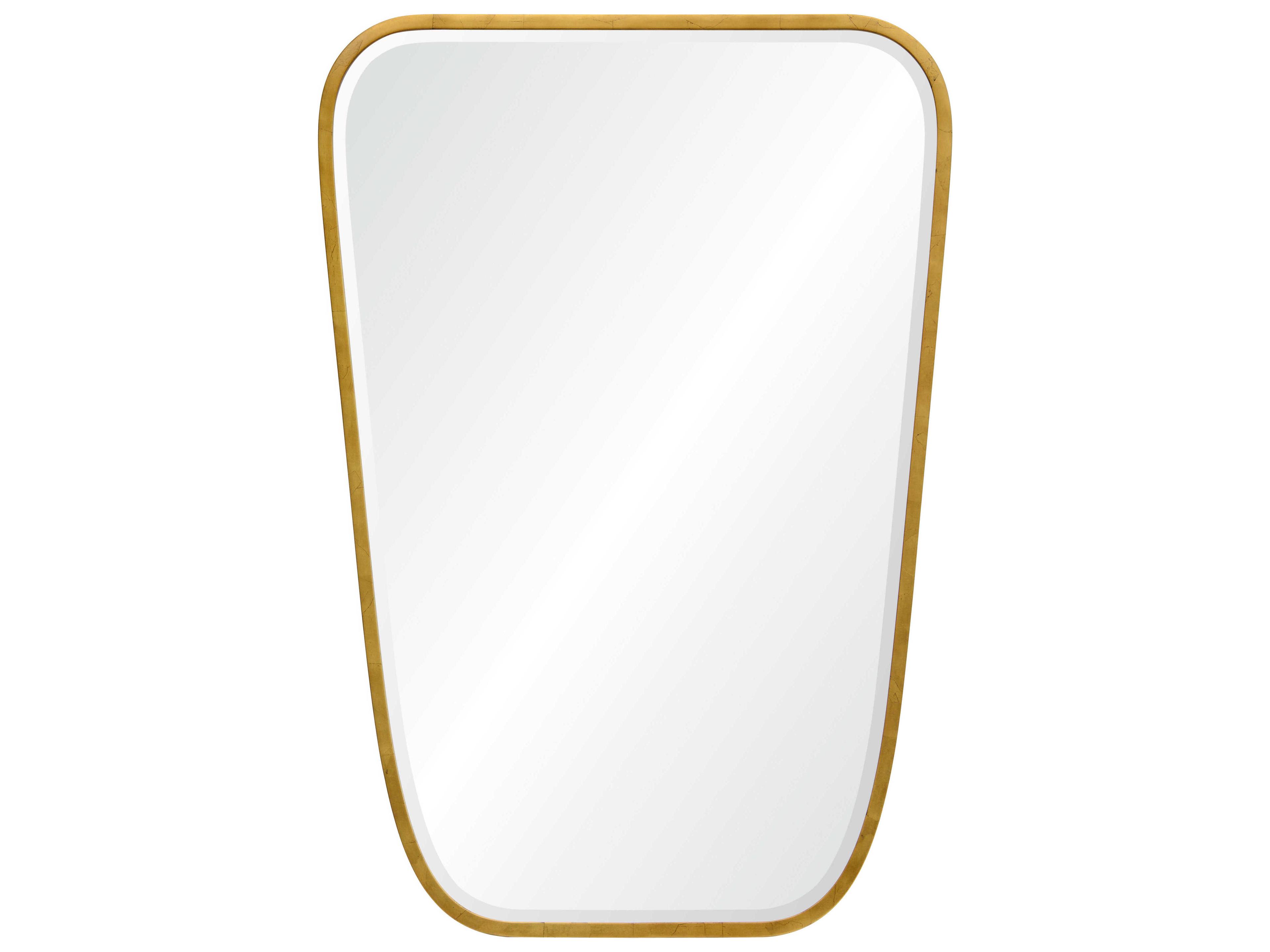 Mirror Home Burnished Gold Leaf Wall Mirror