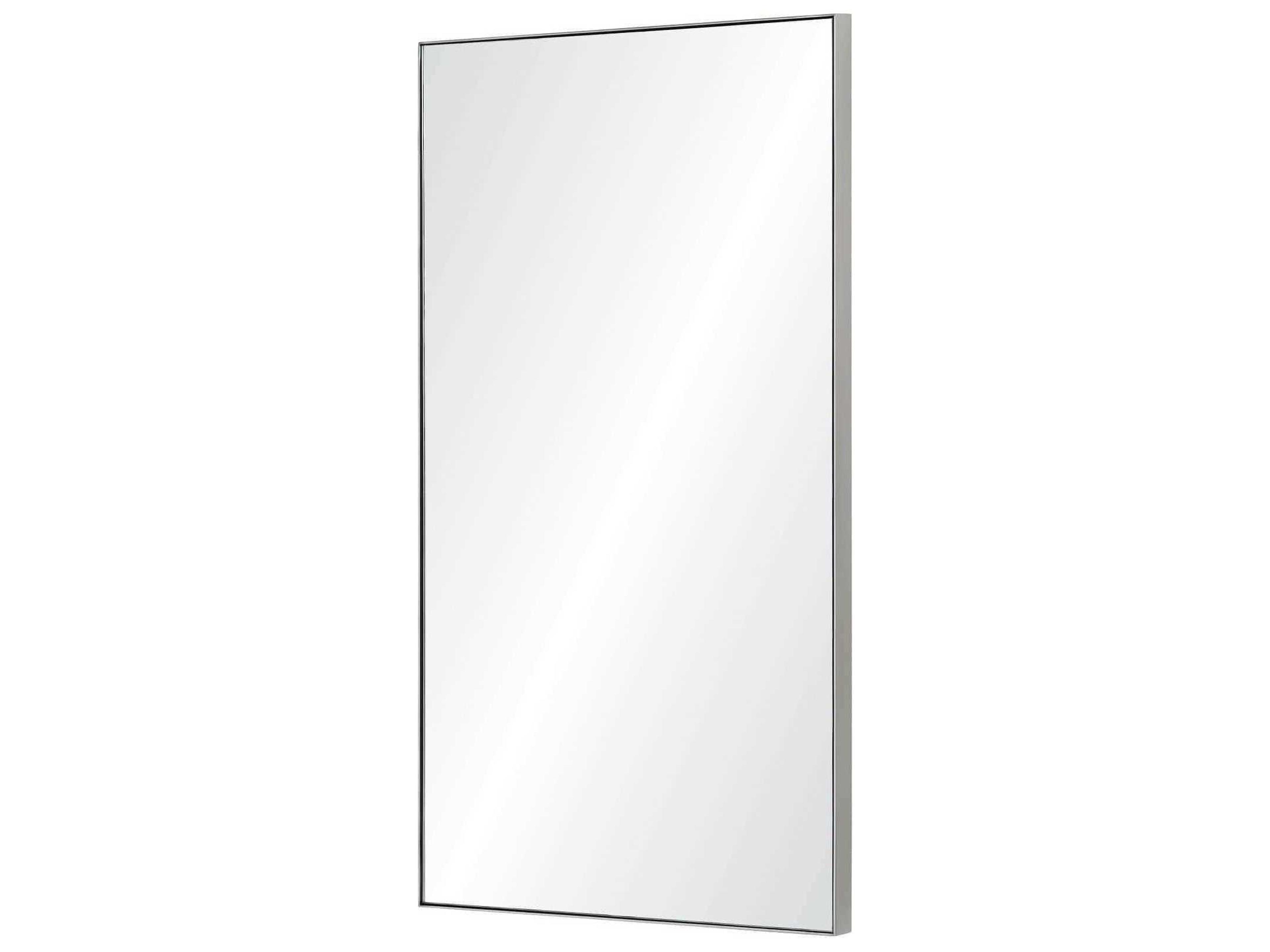 Mirror Home Polished Stainless Steel Rectangular Wall Mirror