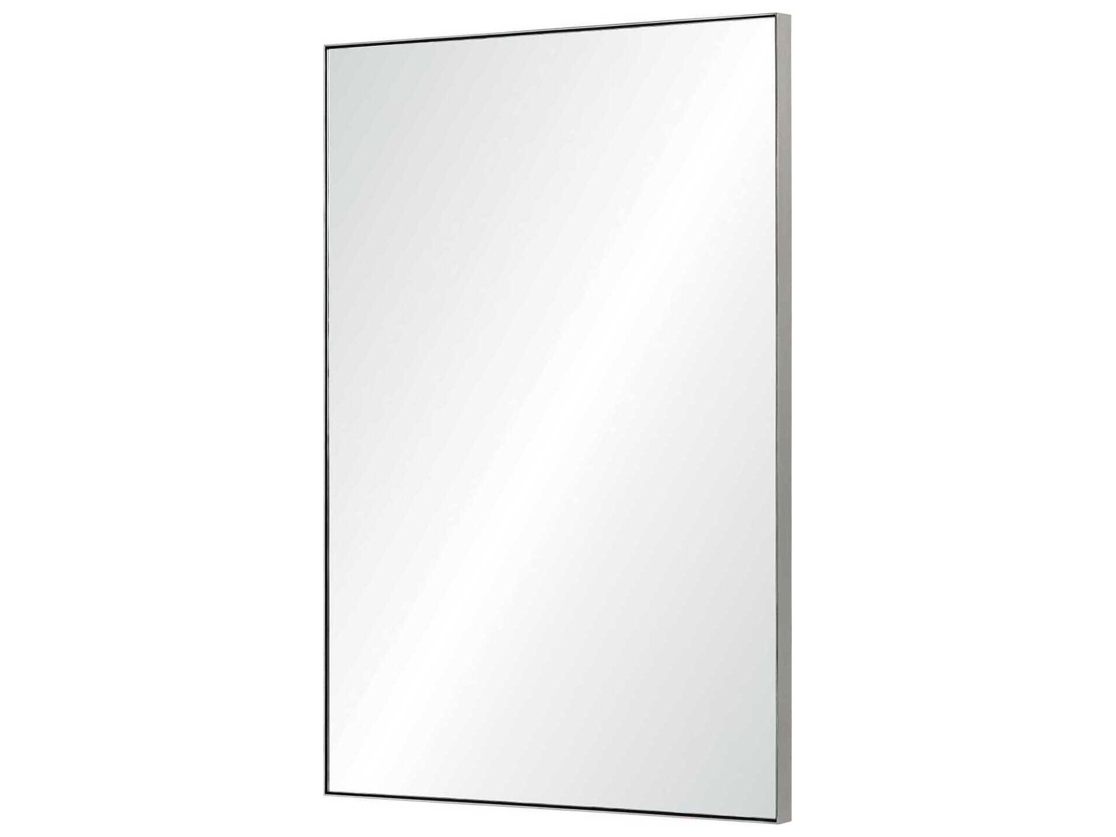 Mirror Home Polished Stainless Steel Rectangular Wall Mirror