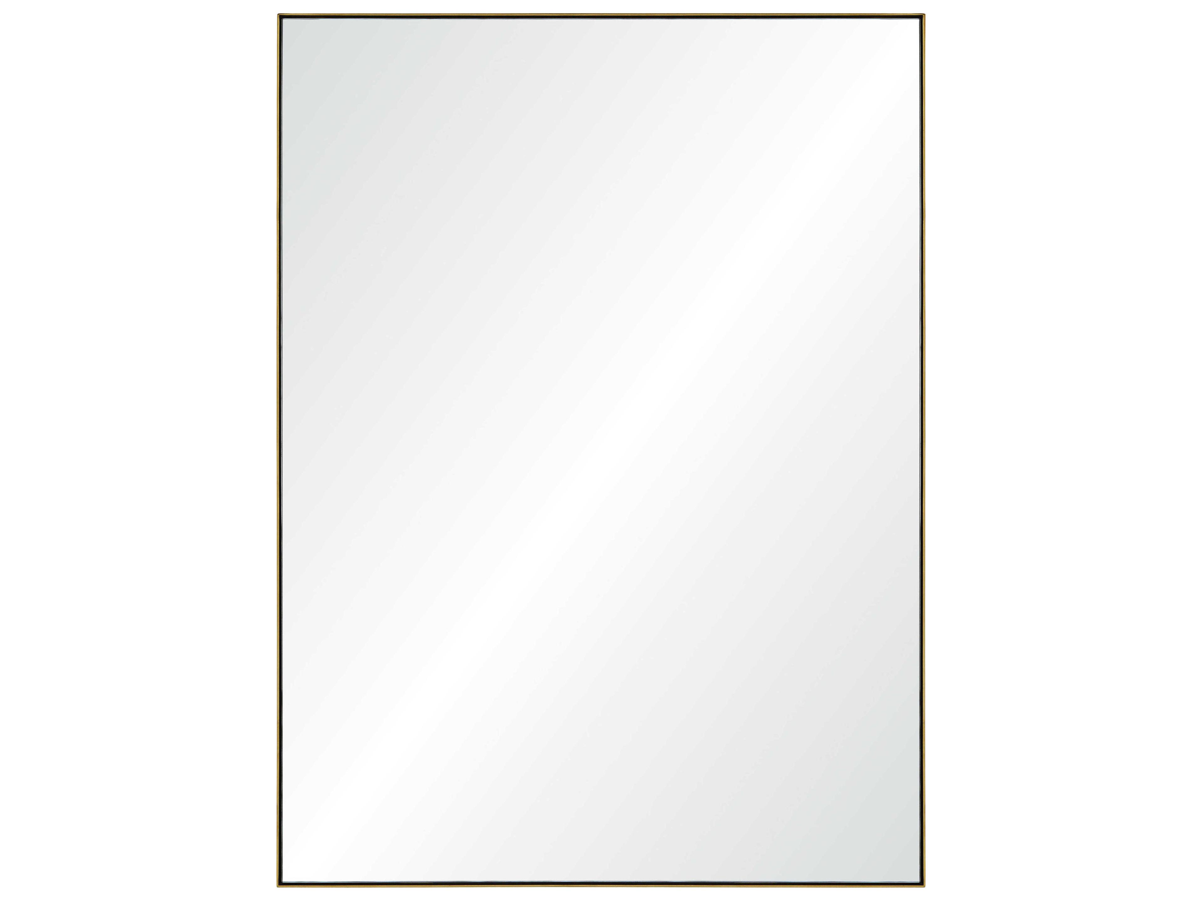 Mirror Home Burnished Brass Rectangular Wall Mirror