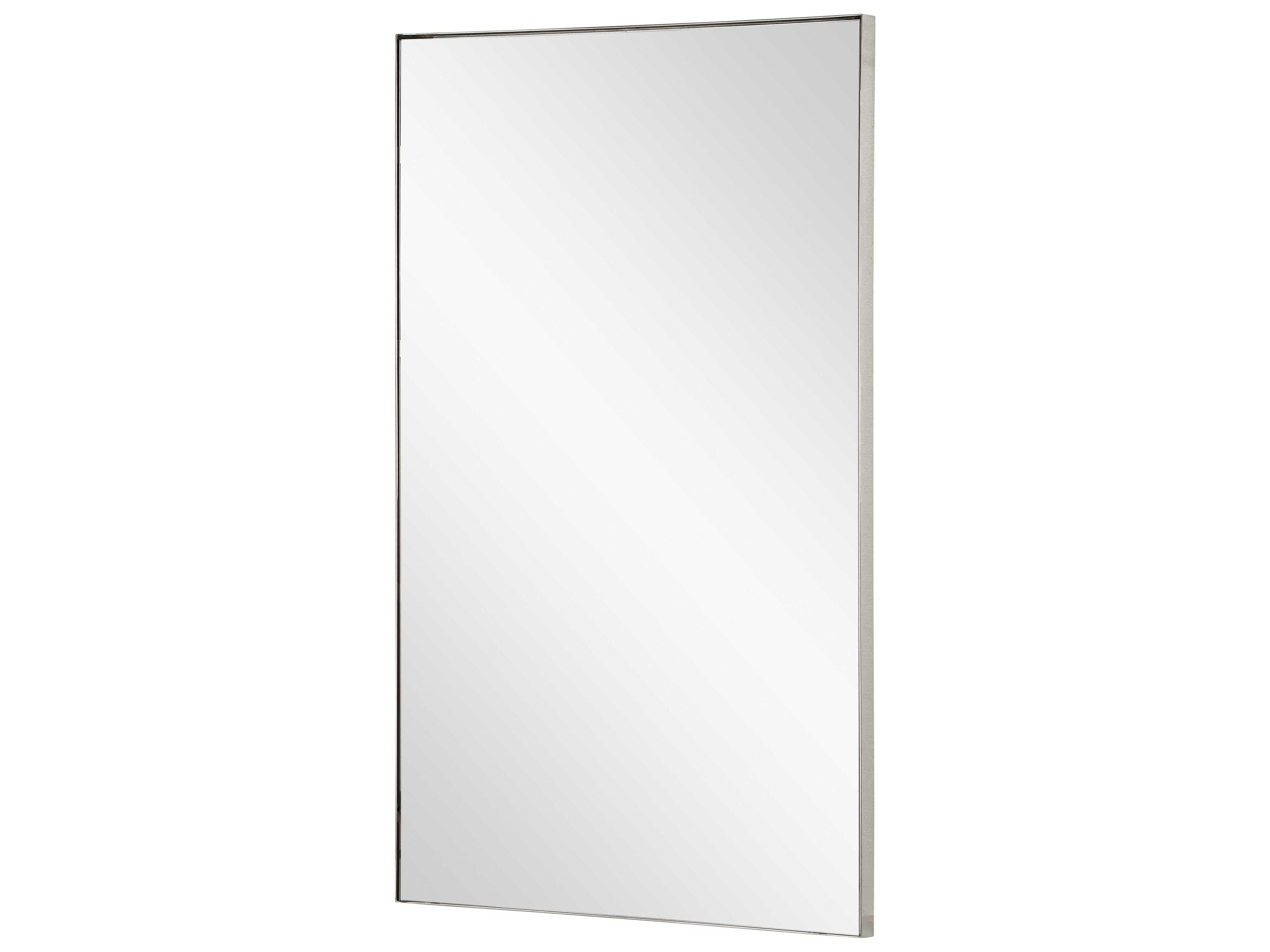 Mirror Home Polished Stainless Steel Rectangular Wall Mirror