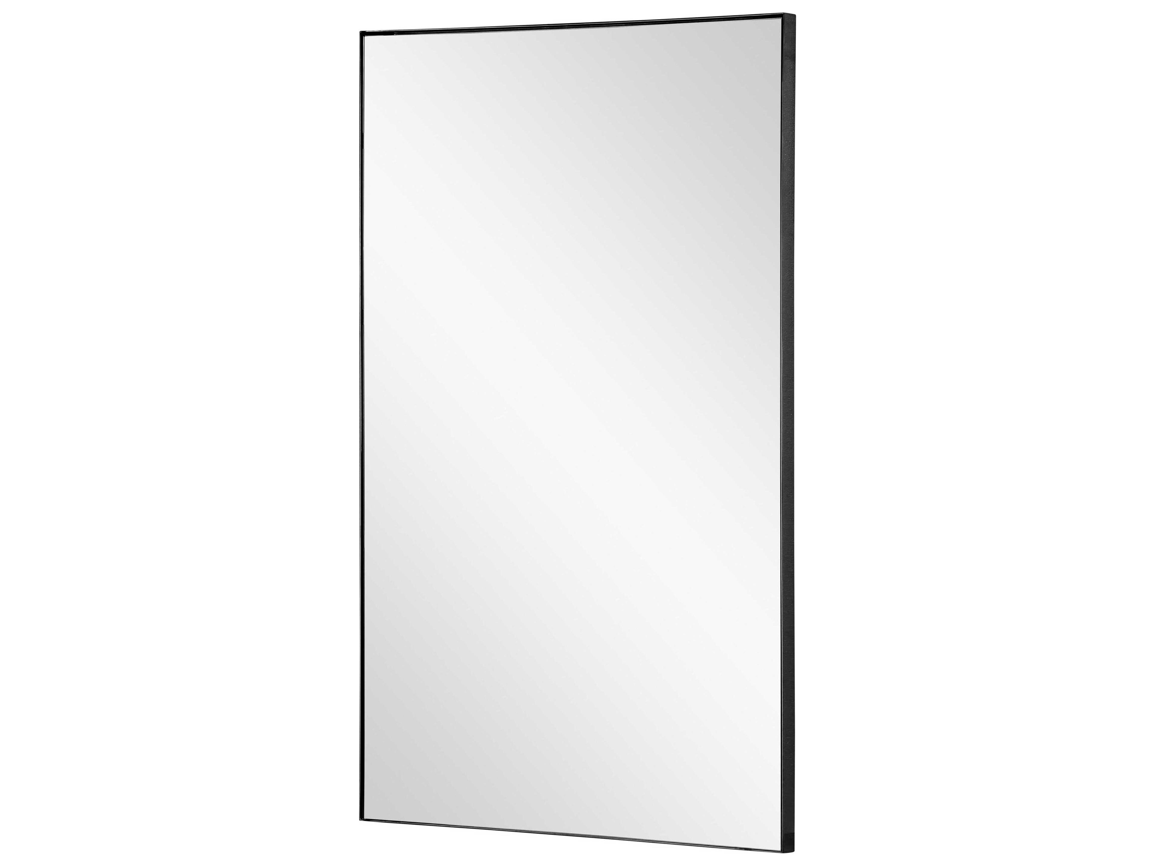 Mirror Home Black Nickel Rectangular Wall Mirror
