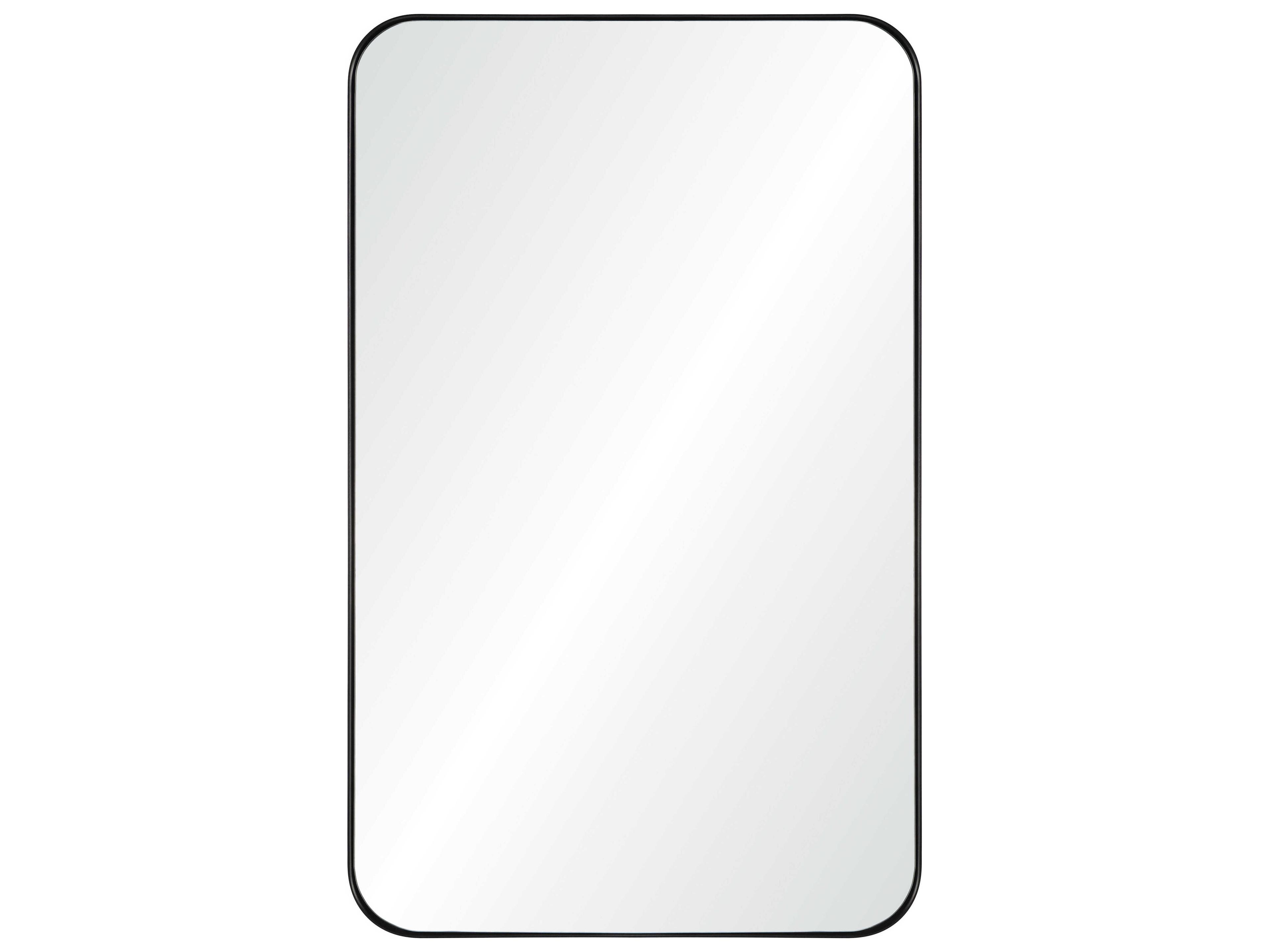 Black Nickel Rectangular Wall Mirror