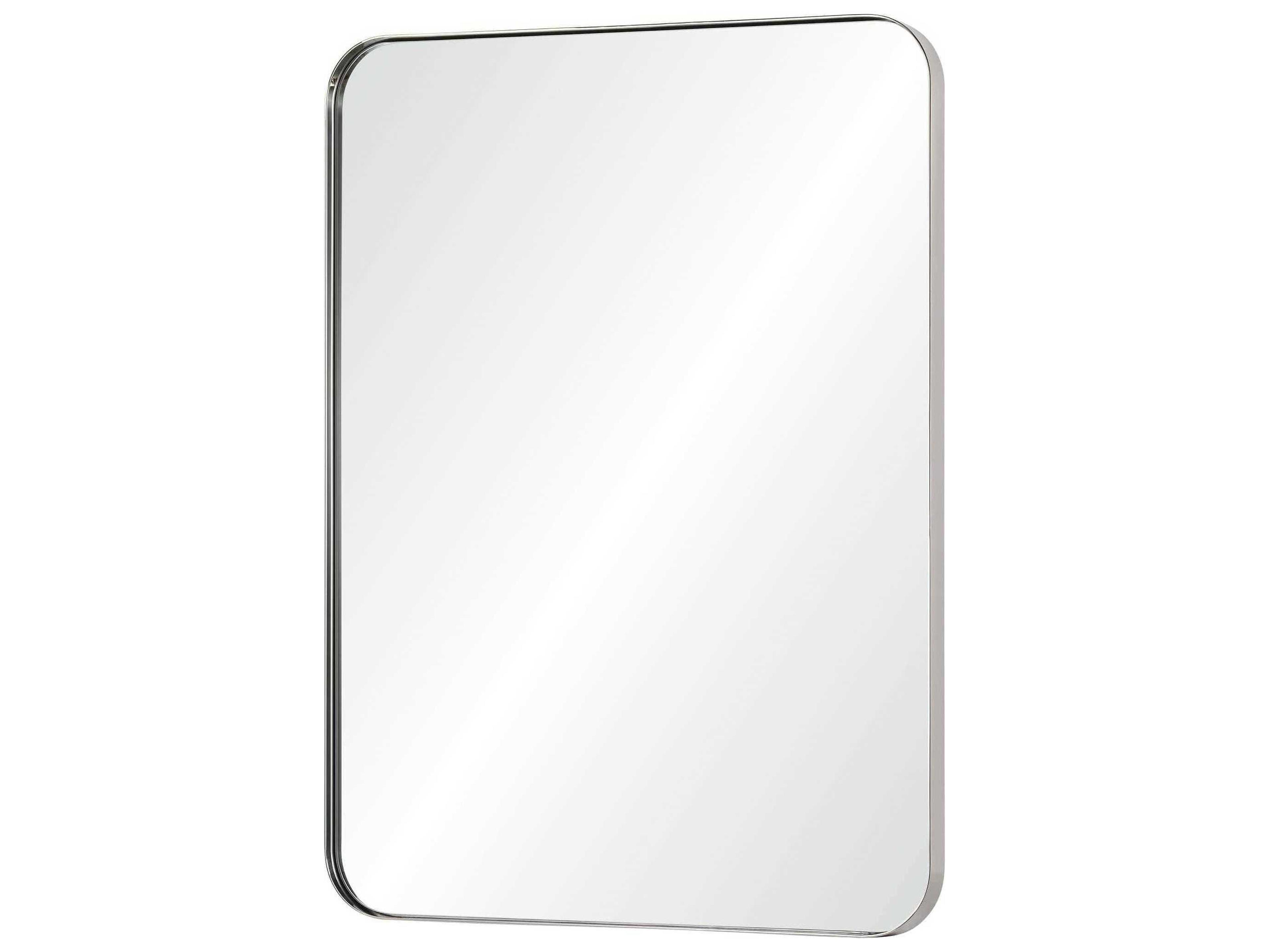 Mirror Home Polished Stainless Steel Rectangular Wall Mirror