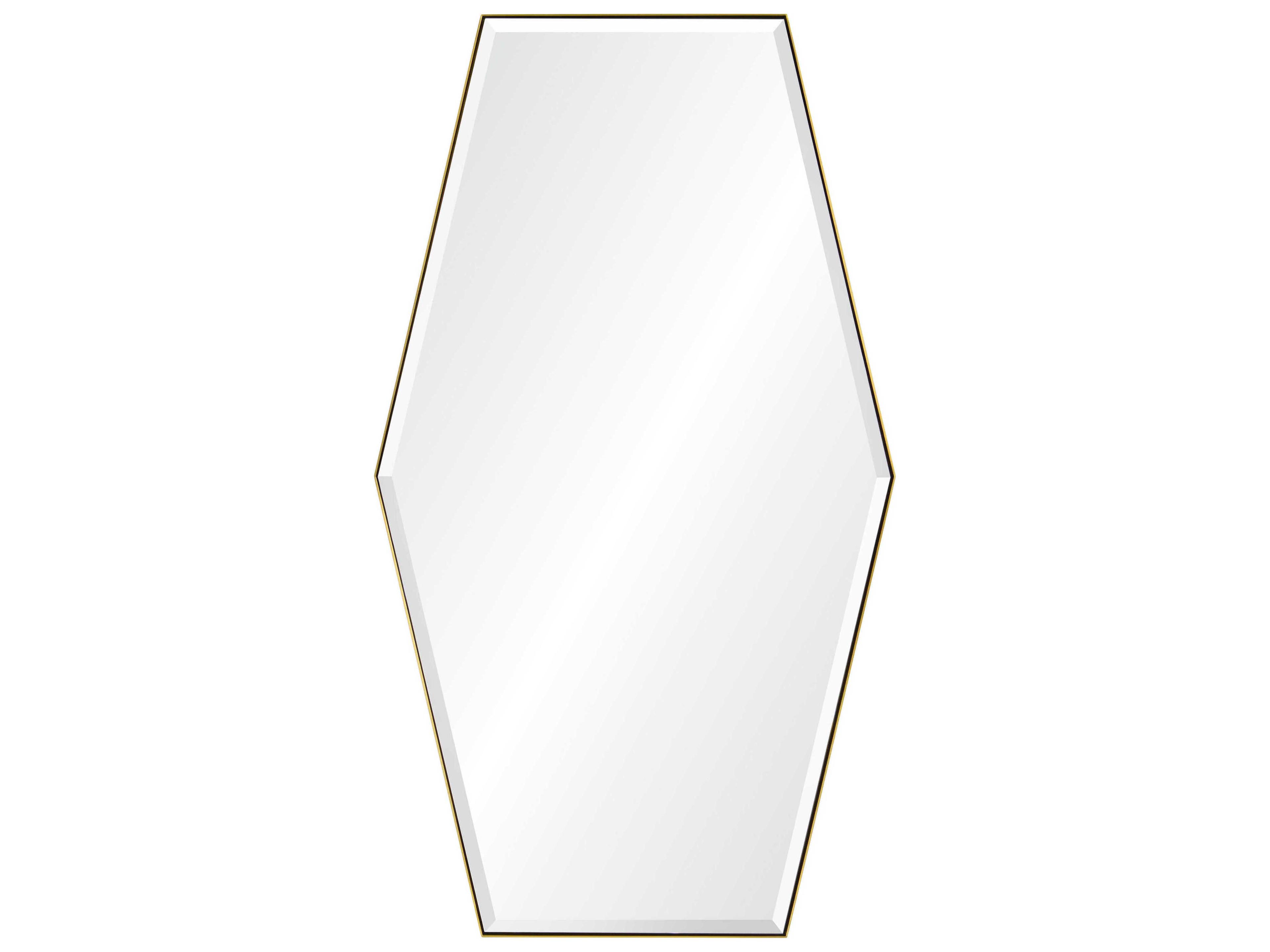 Brushed Brass Wall Mirror