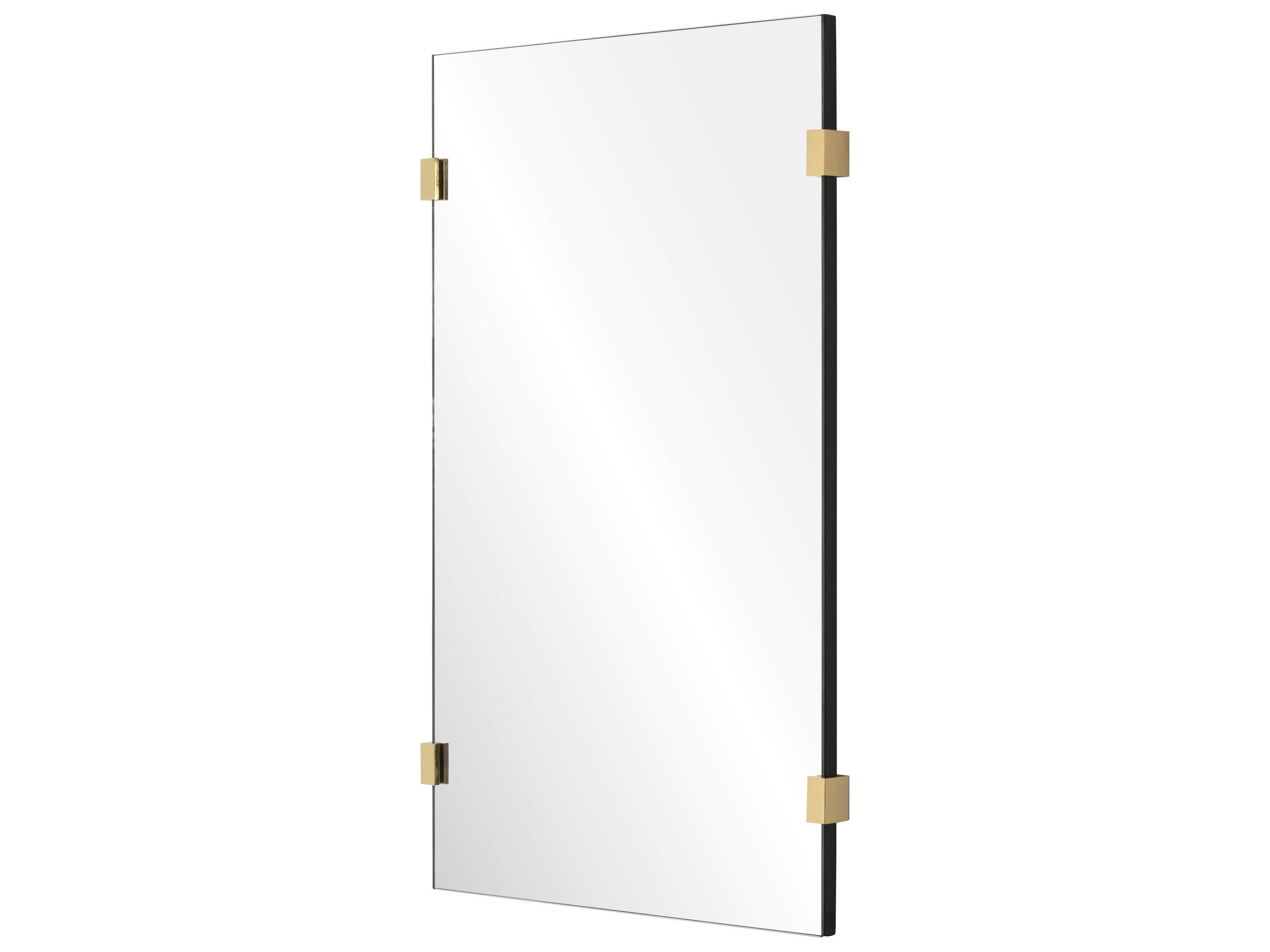 Mirror Home Black Nickel Rectangular Wall Mirror