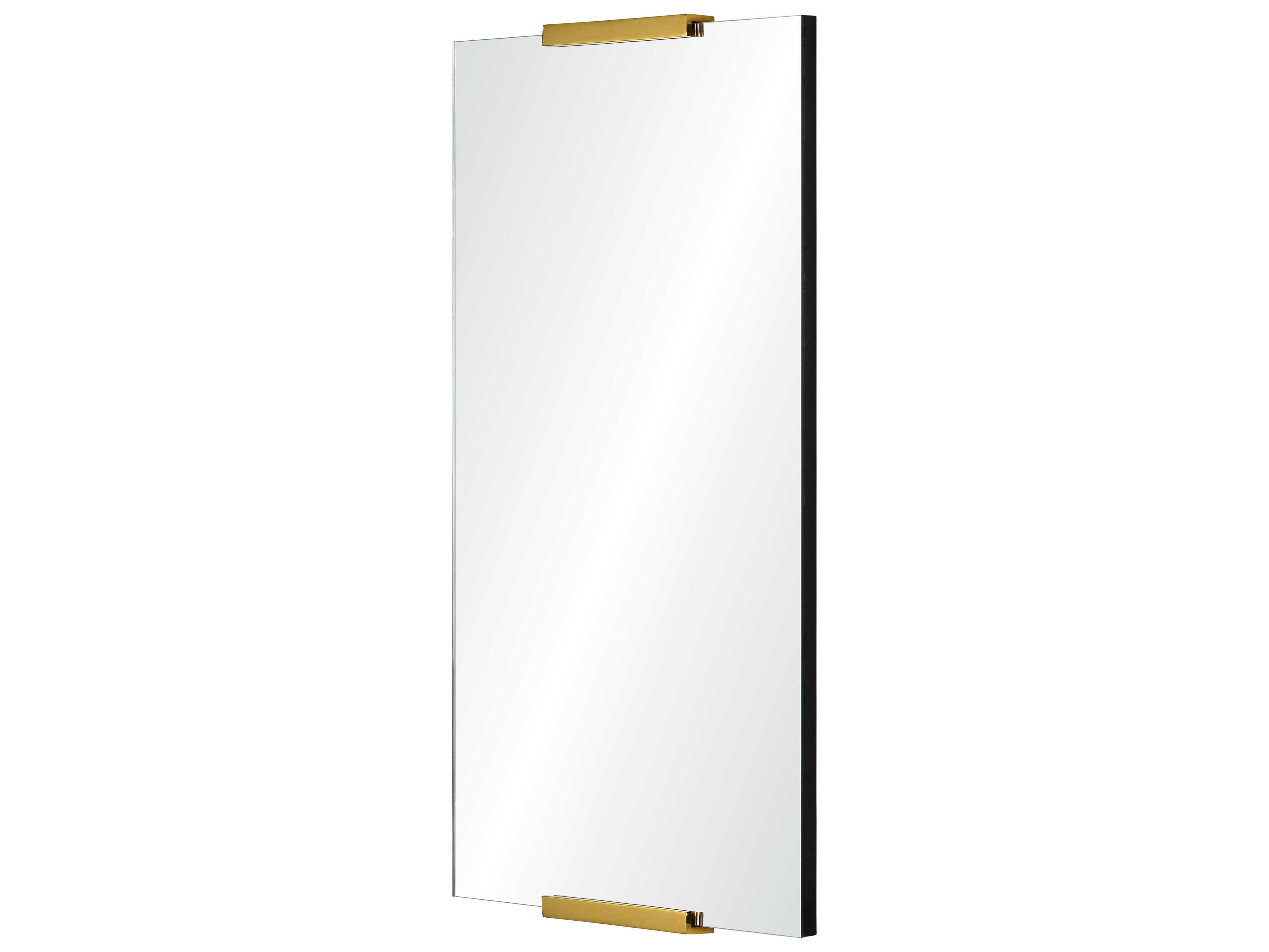 Mirror Home Burnished Brass Rectangular Wall Mirror