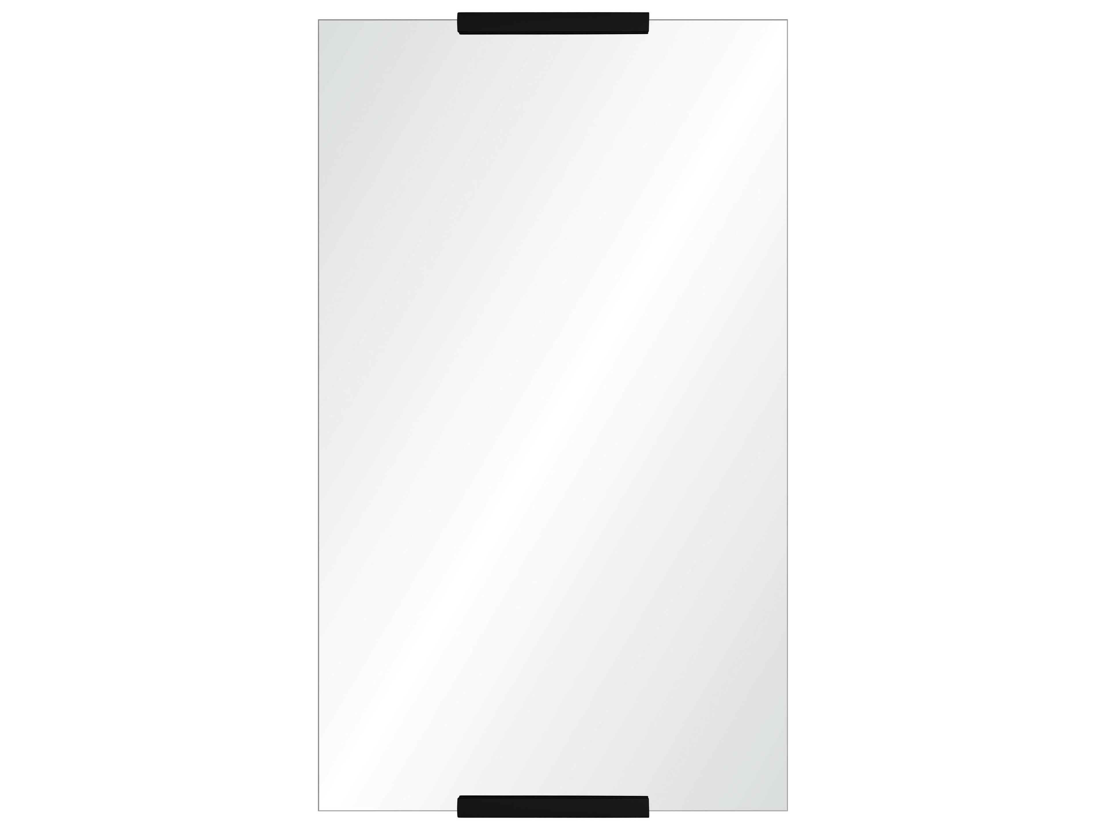 Mirror Home Black Nickel Rectangular Wall Mirror