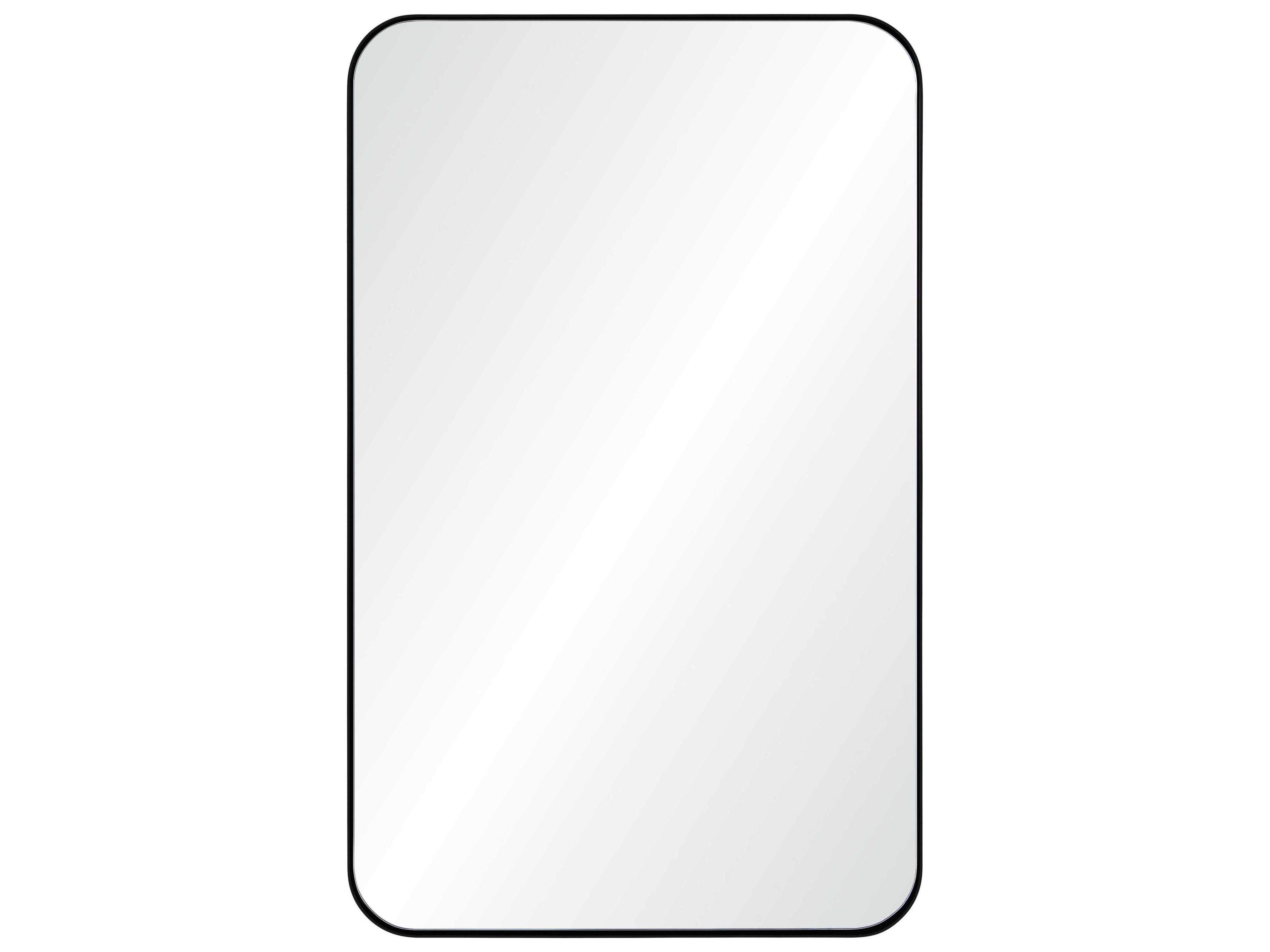 Black Nickel Rectangular Wall Mirror