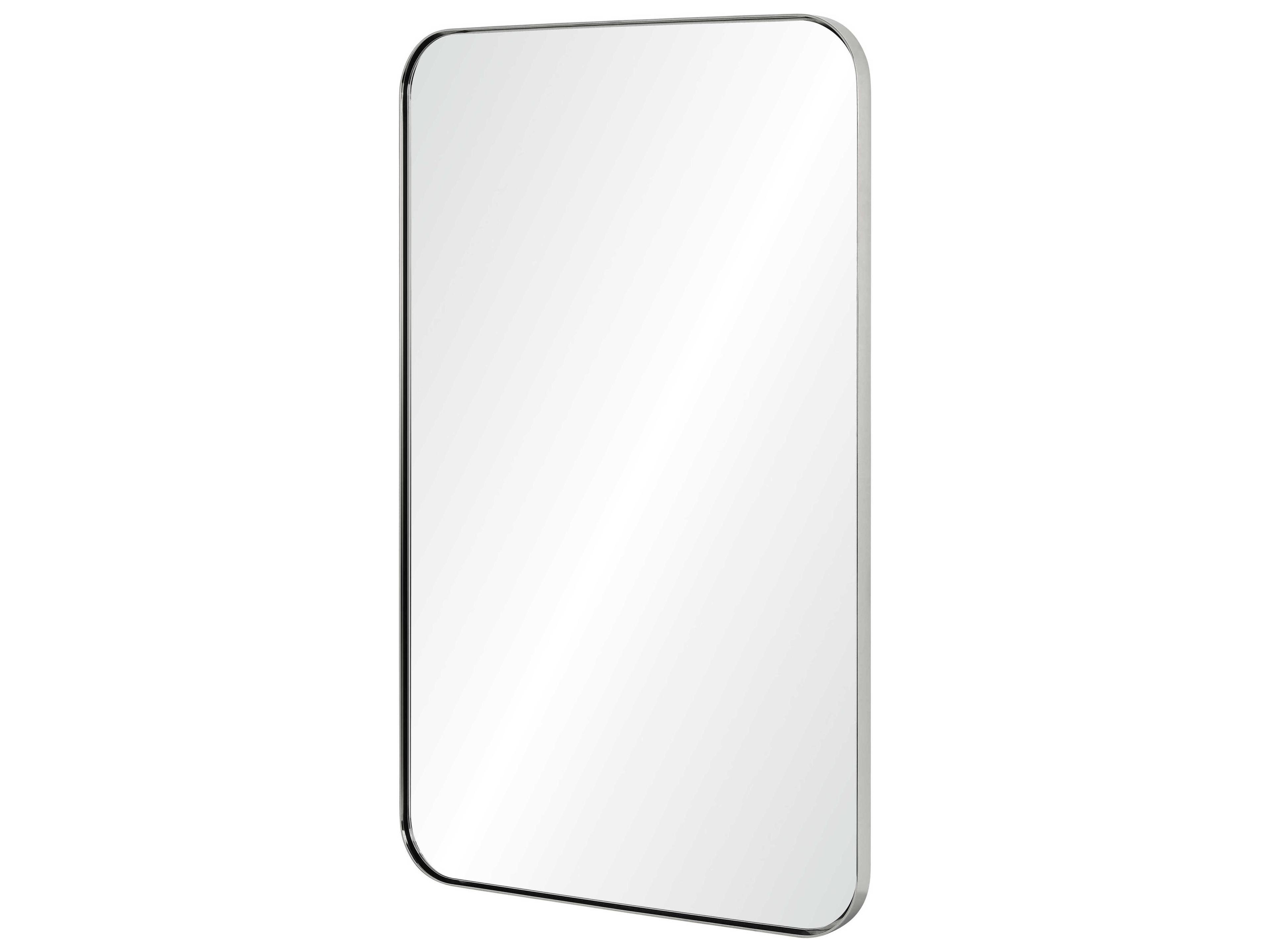 Mirror Home Polished Stainless Steel Rectangular Wall Mirror