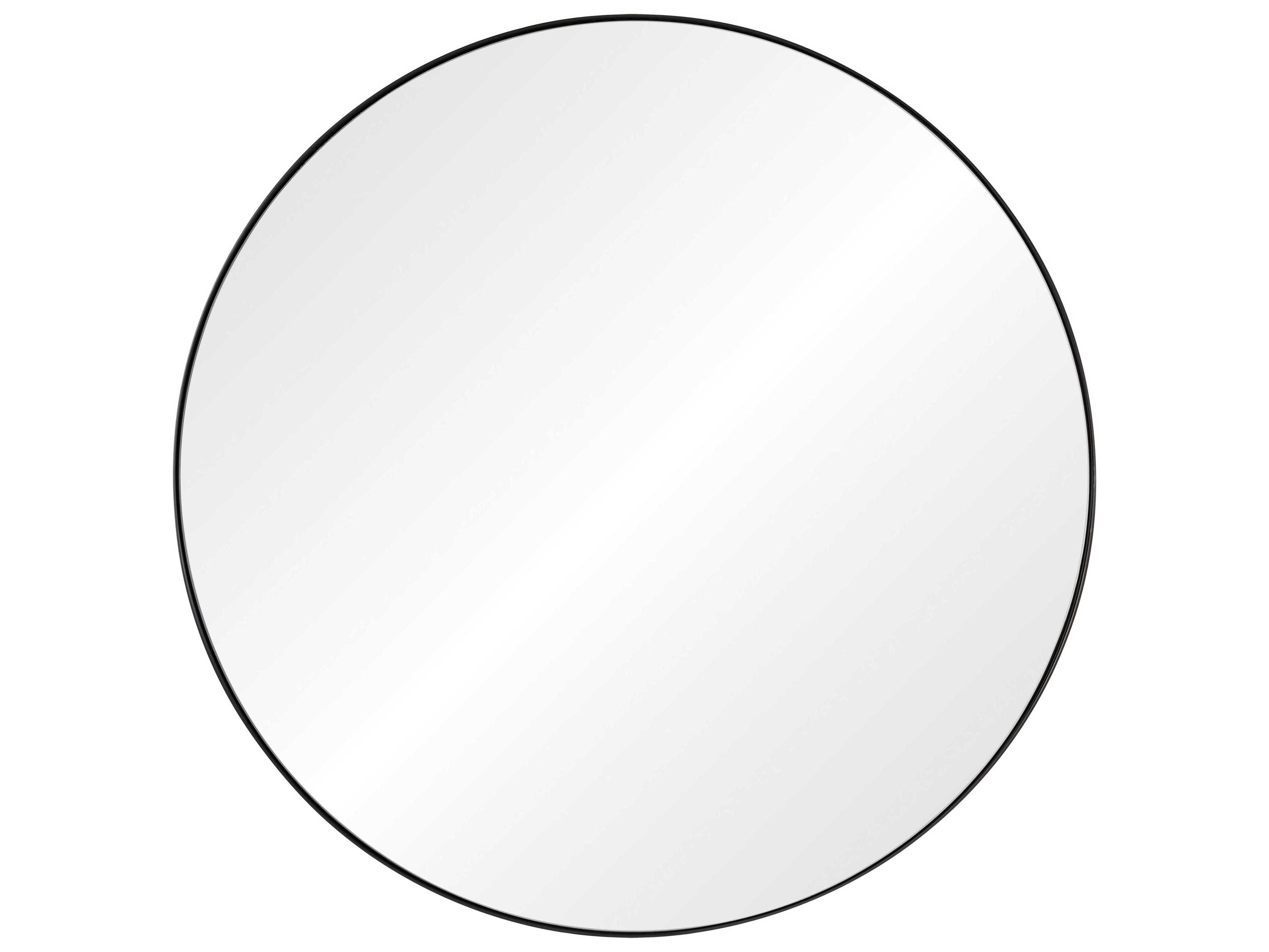 Black Nickel Round Wall Mirror