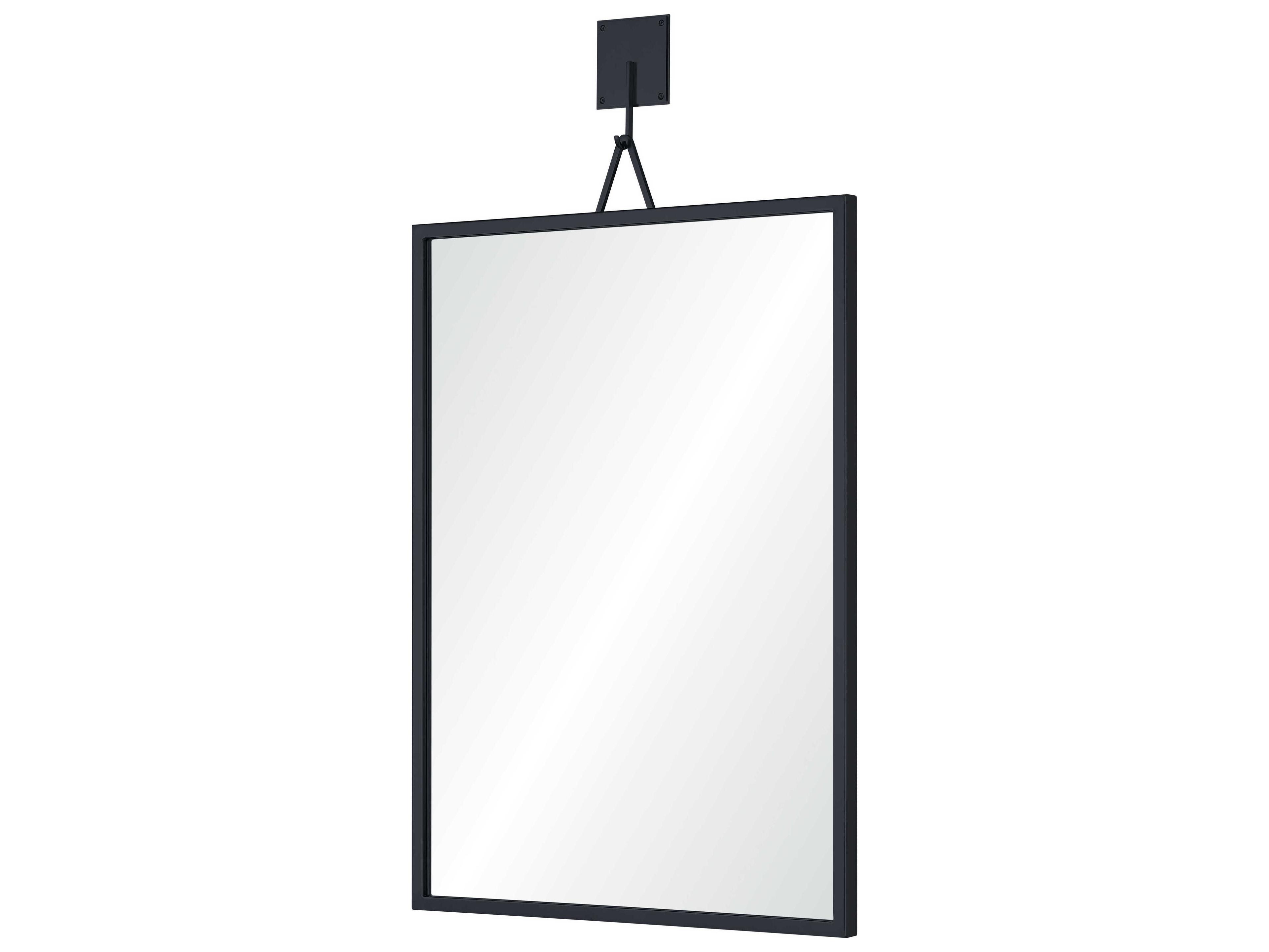 Mirror Home Black Nickel Rectangular Wall Mirror