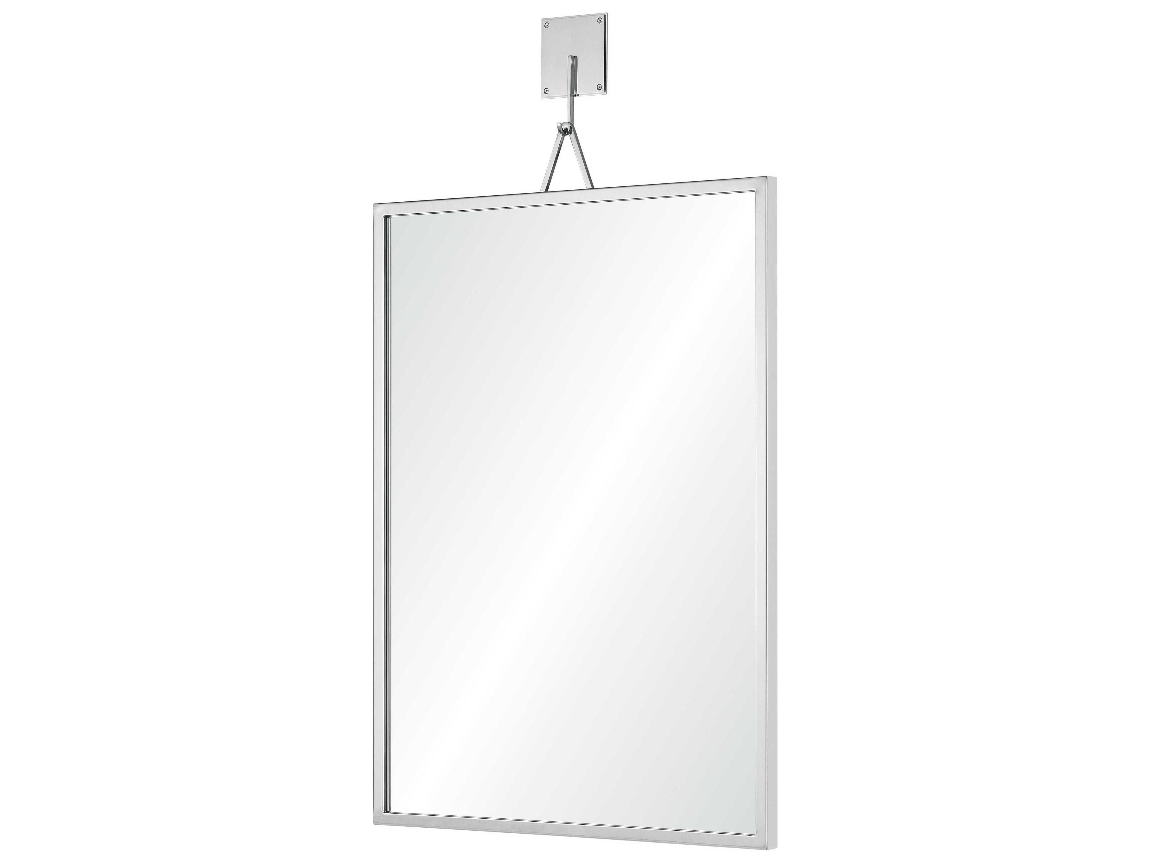 Mirror Home Polished Stainless Steel Rectangular Wall Mirror