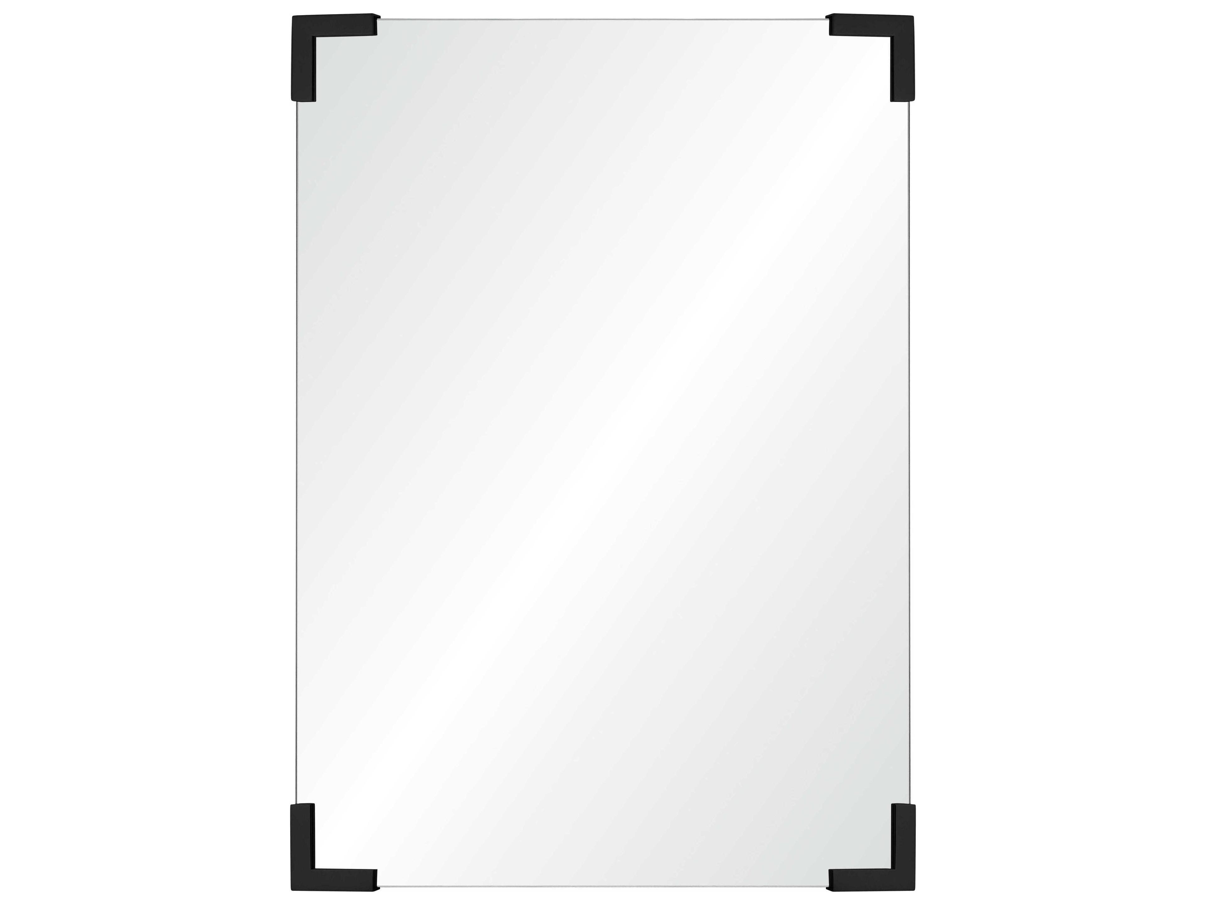 Mirror Home Black Nickel Rectangular Wall Mirror