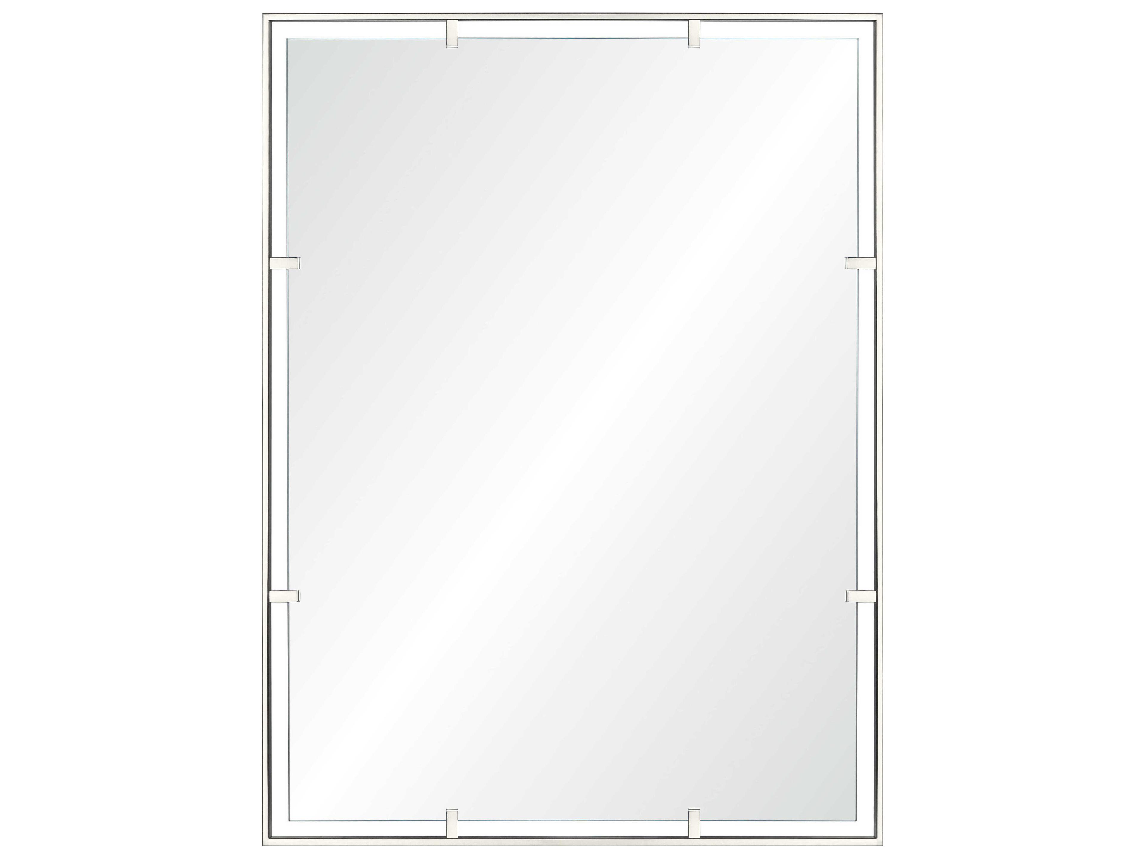 Mirror Home Matte Black Rectangular Wall Mirror