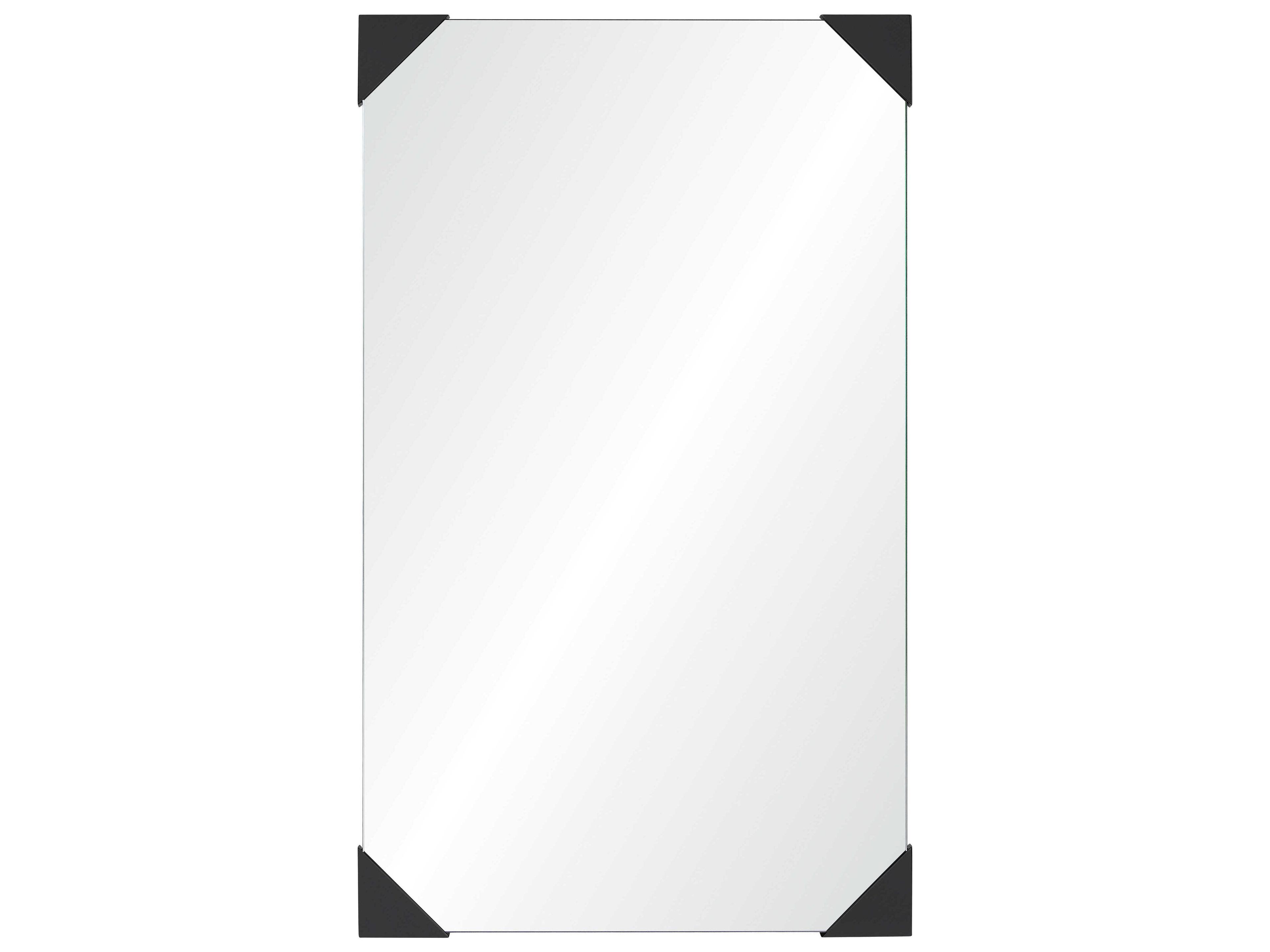 Black Nickel Rectangular Wall Mirror