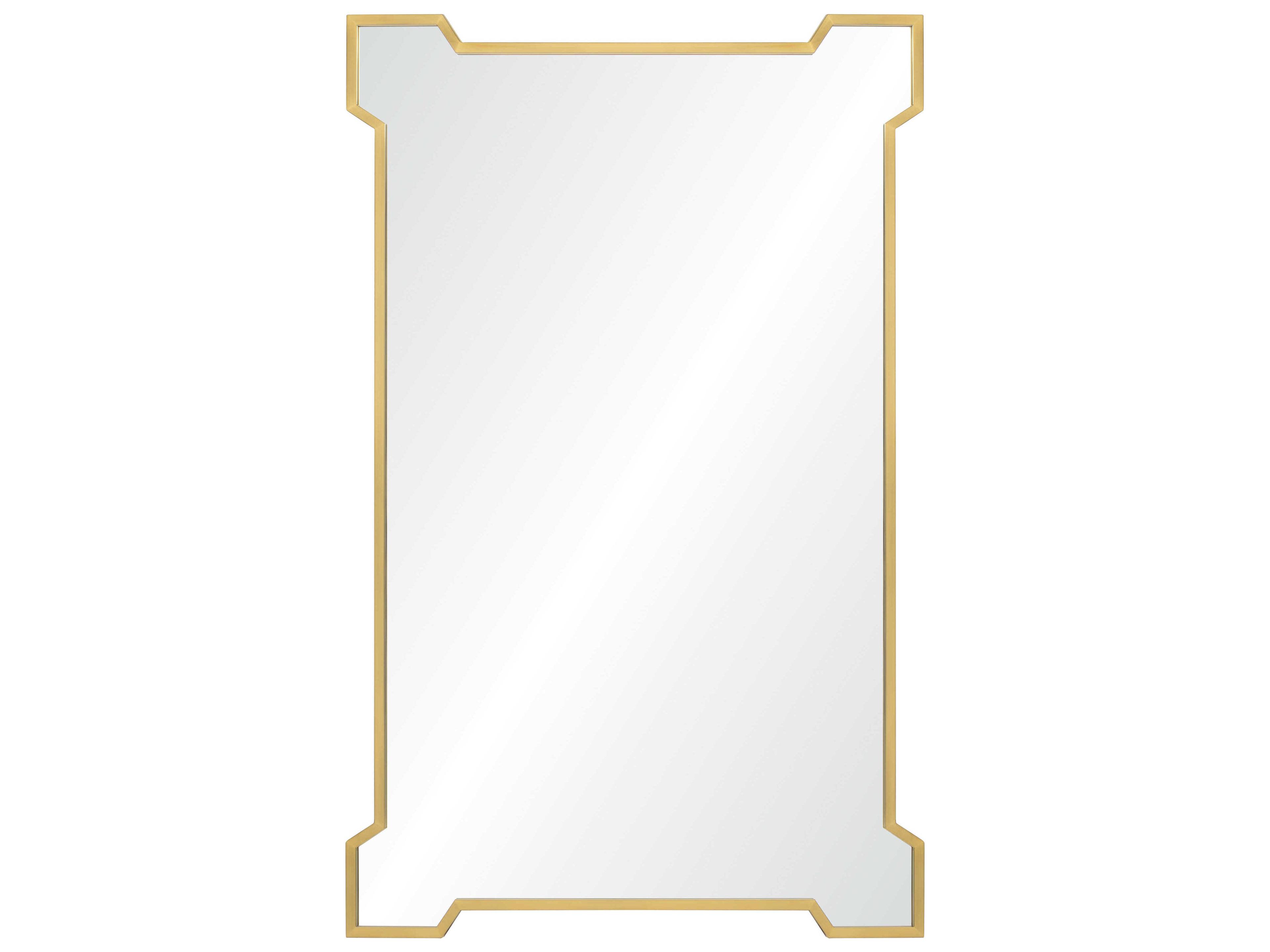 Brushed Brass Wall Mirror