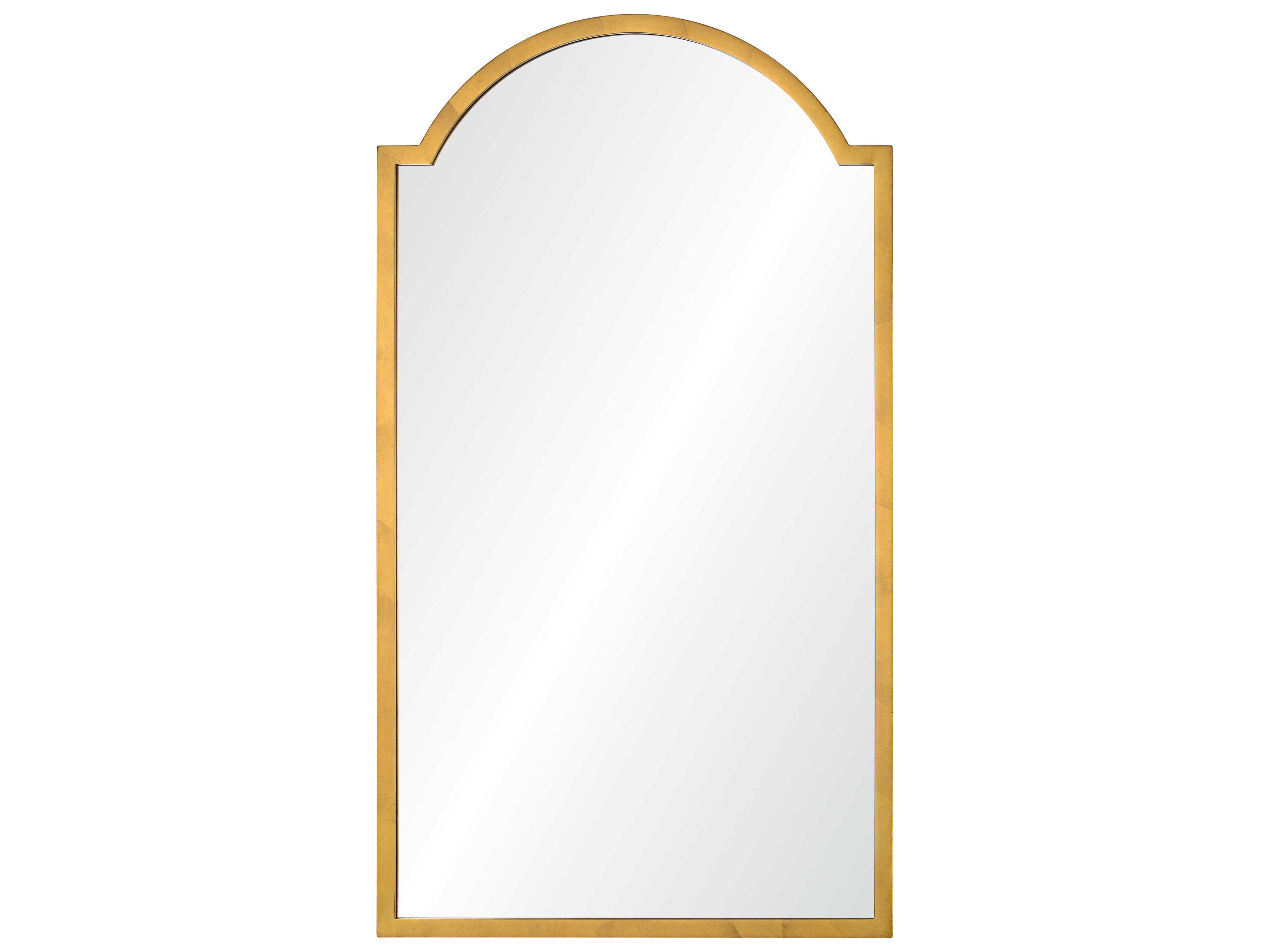 Mirror Home Distressed Gold Leaf Wall Mirror