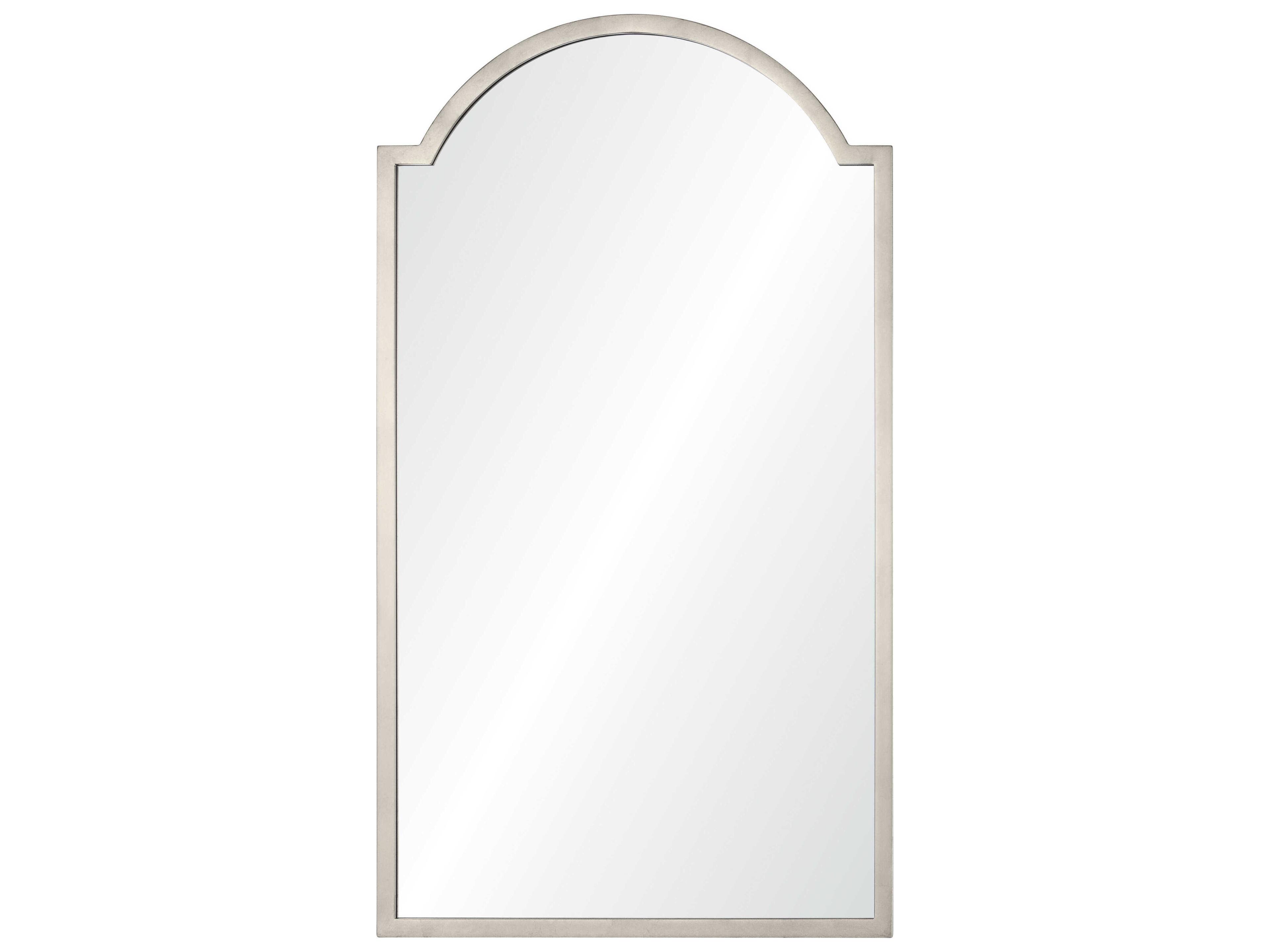 Distressed Silver Leaf Wall Mirror