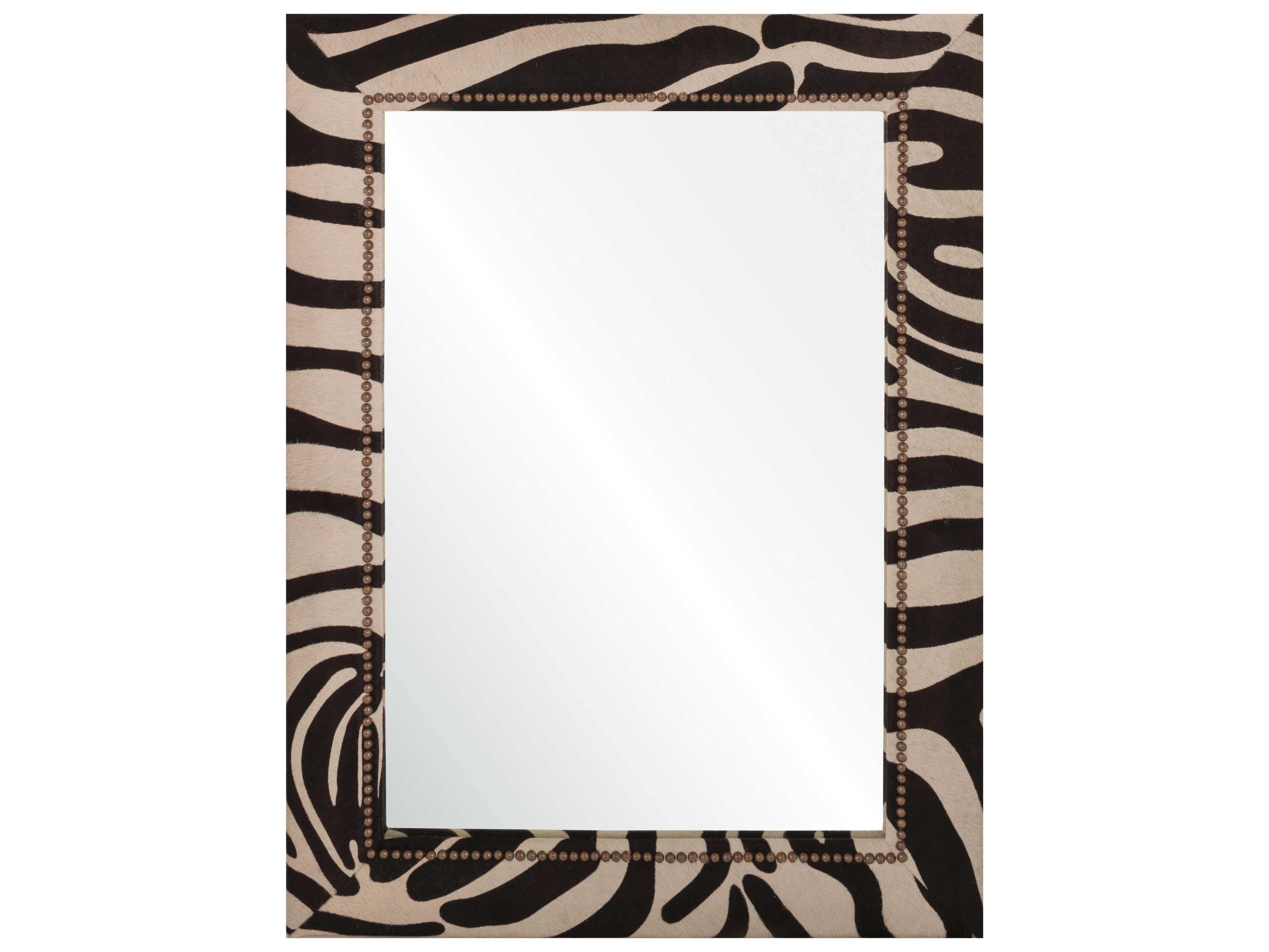 Barclay Butera Cream Espresso Rectangular Wall Mirror