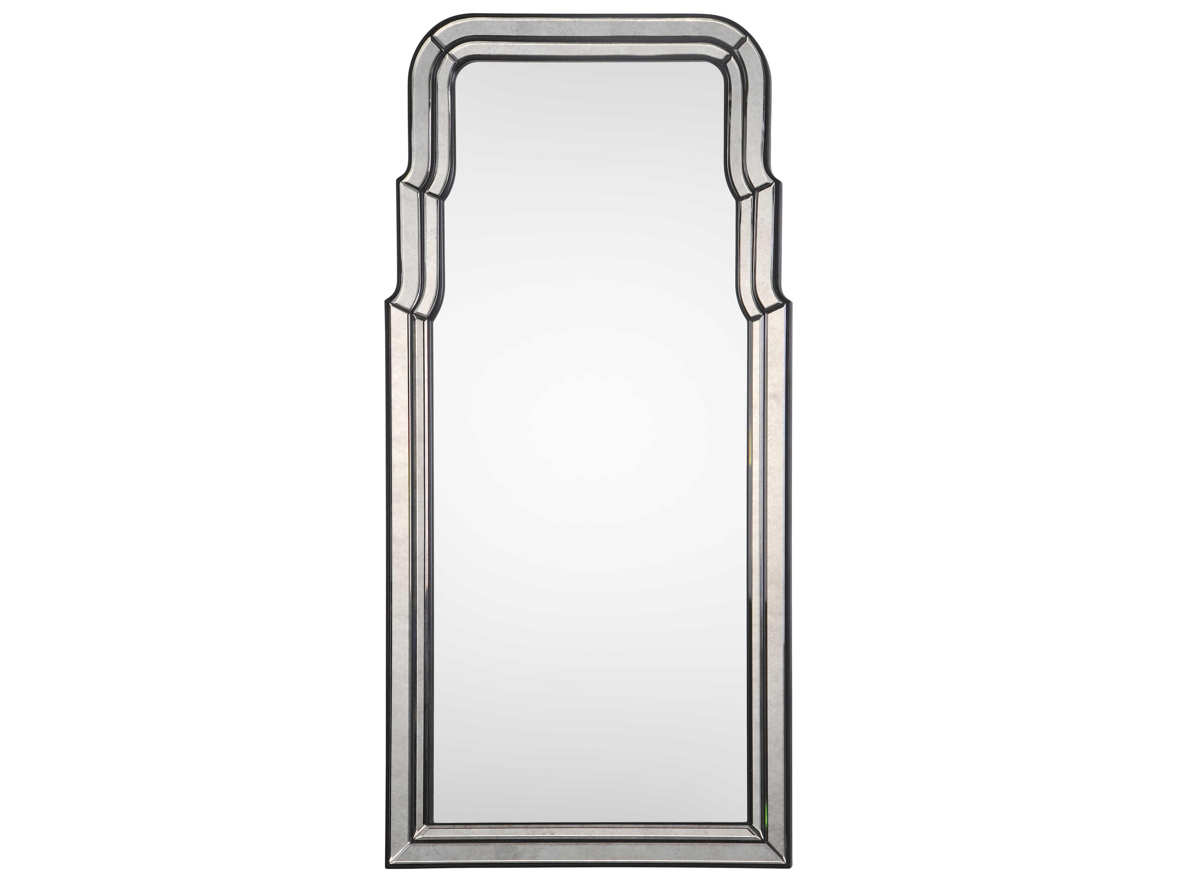 Bunny Williams Ebony Antiqued Wall Mirror