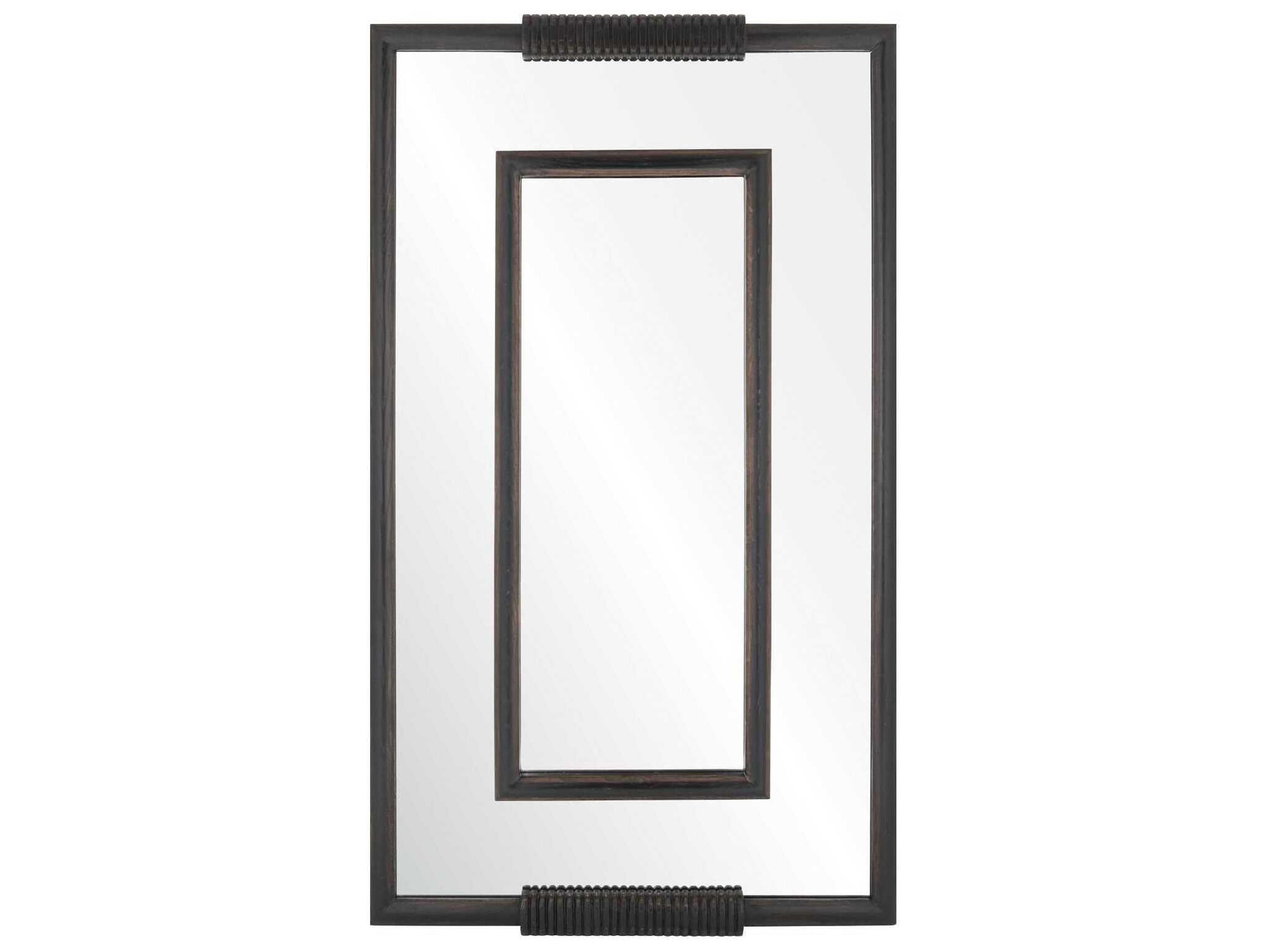 Michael S. Smith Espresso Rectangular Wall Mirror