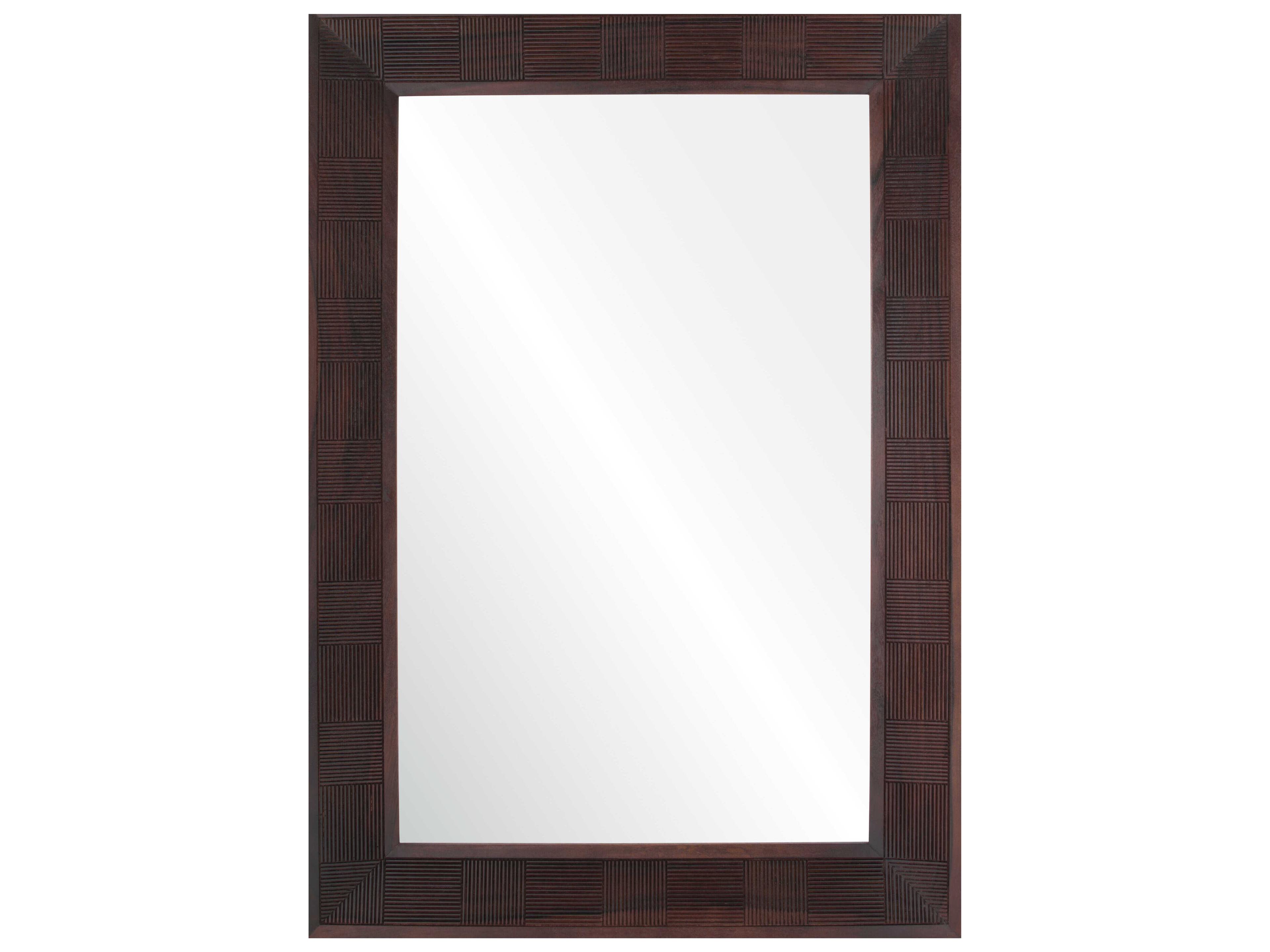 Michael S. Smith Rosewood Rectangular Wall Mirror