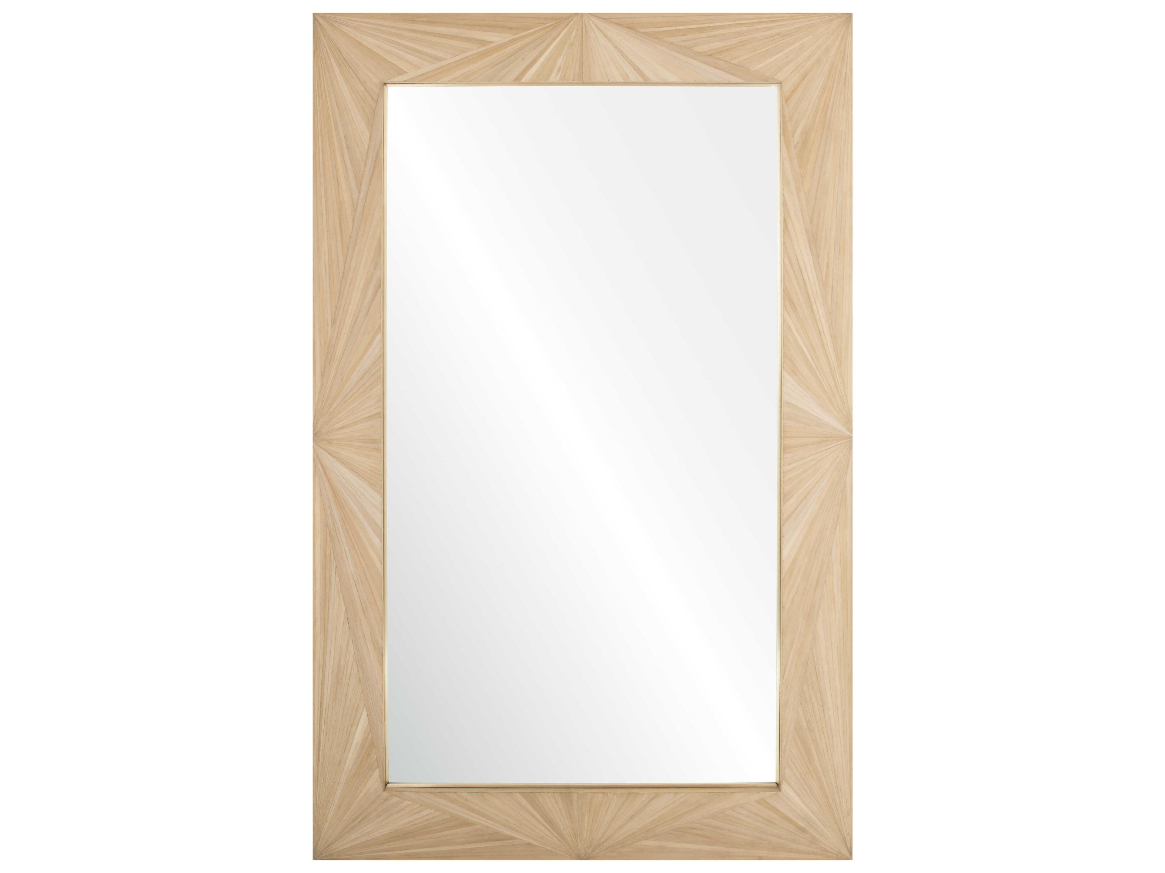 Michael S. Smith Straw Rectangular Wall Mirror