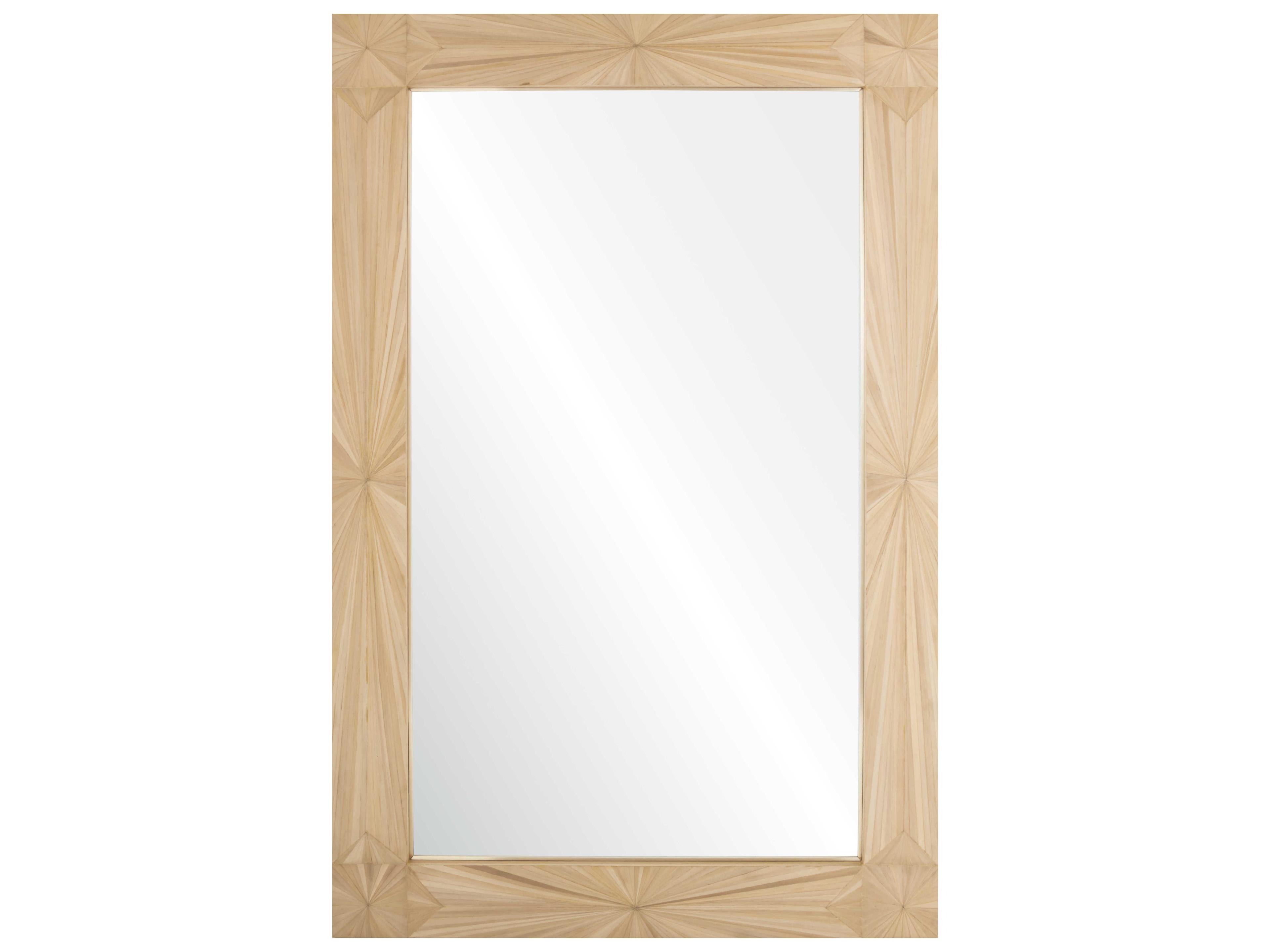 Michael S. Smith Straw Rectangular Wall Mirror