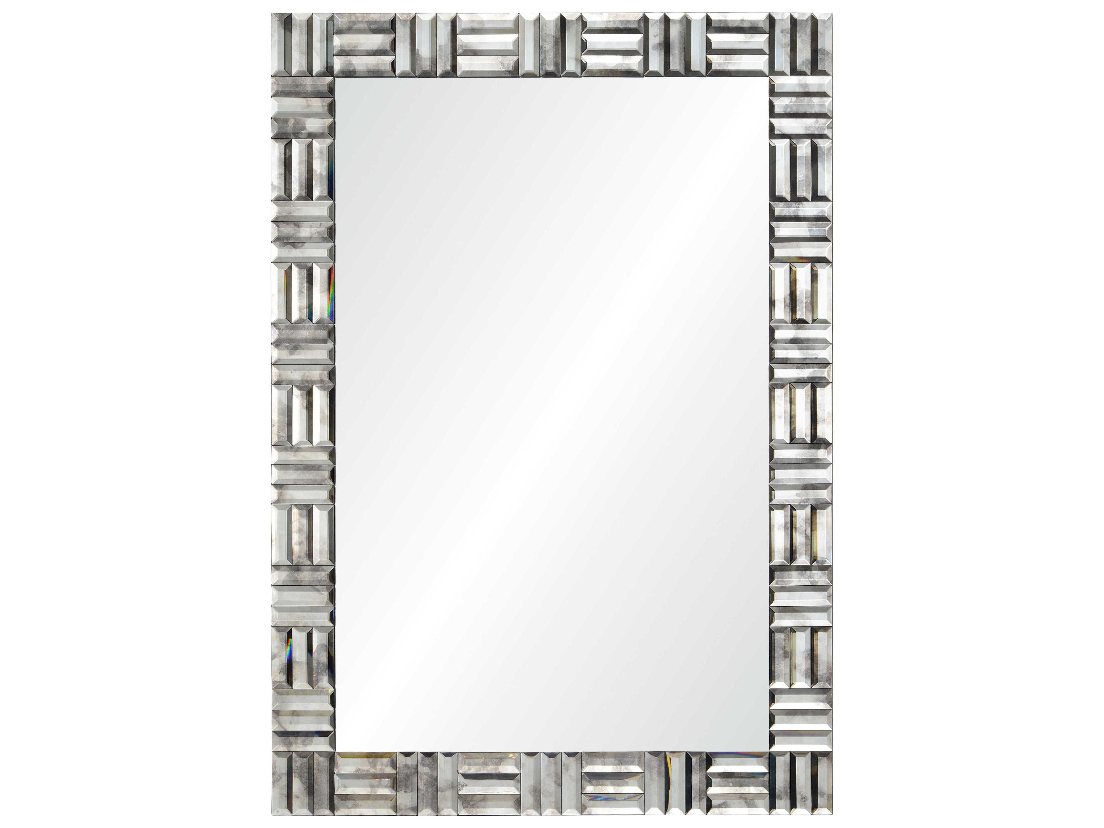 Suzanne Kasler Antiqued Rectangular Wall Mirror