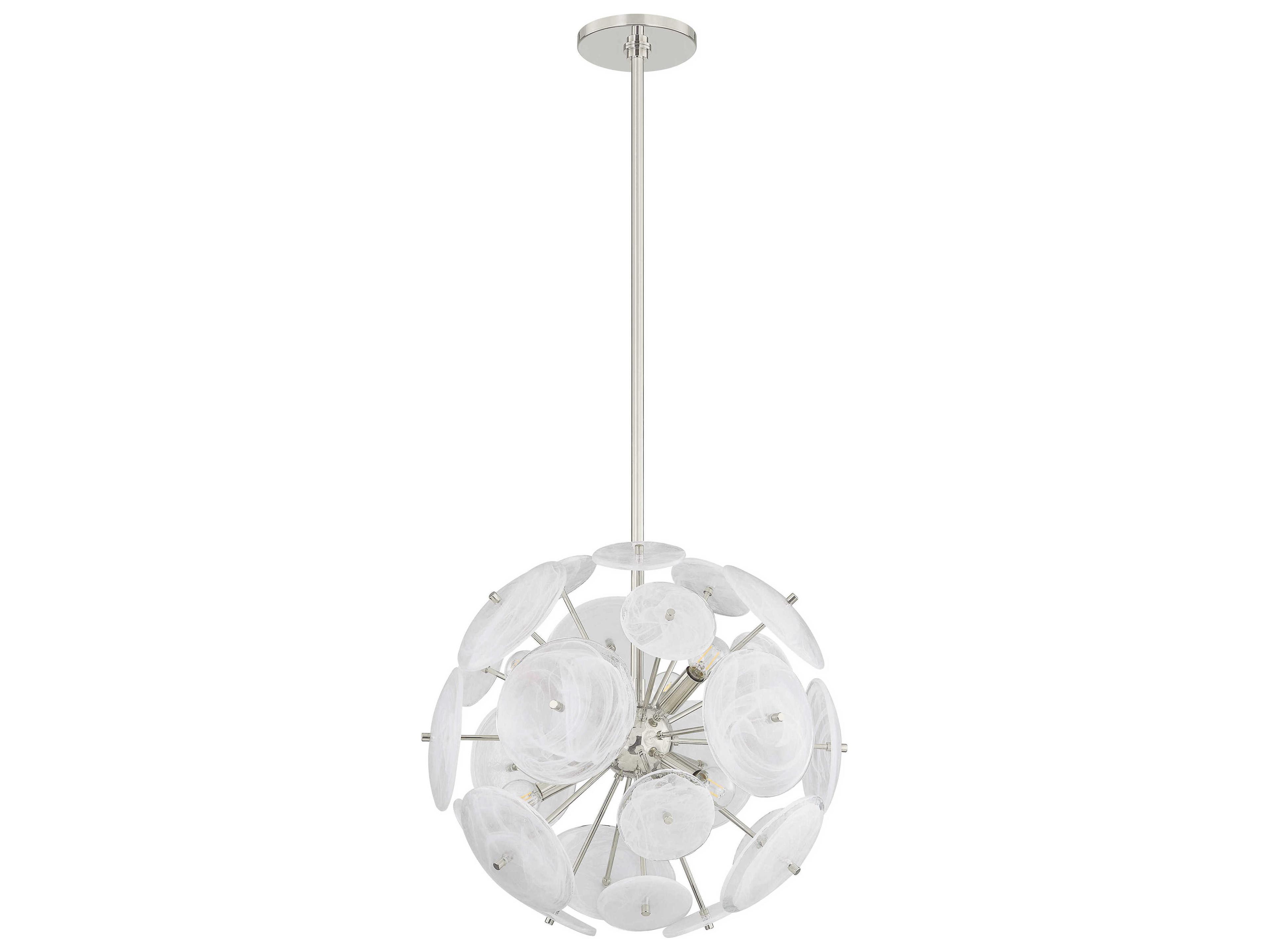 Mitzi Tamara 6-Light Polished Nickel Sputnik Pendant