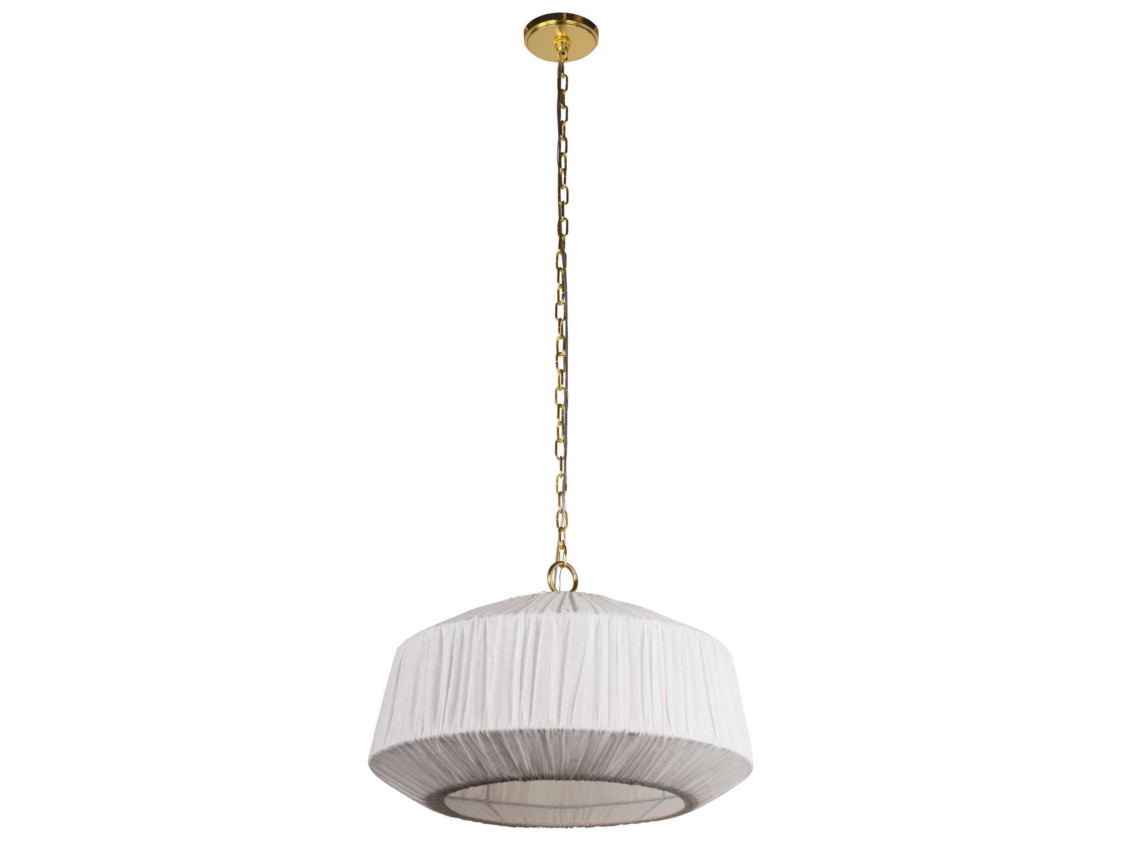 Mitzi Amanza 1-Light Aged Brass Pendant