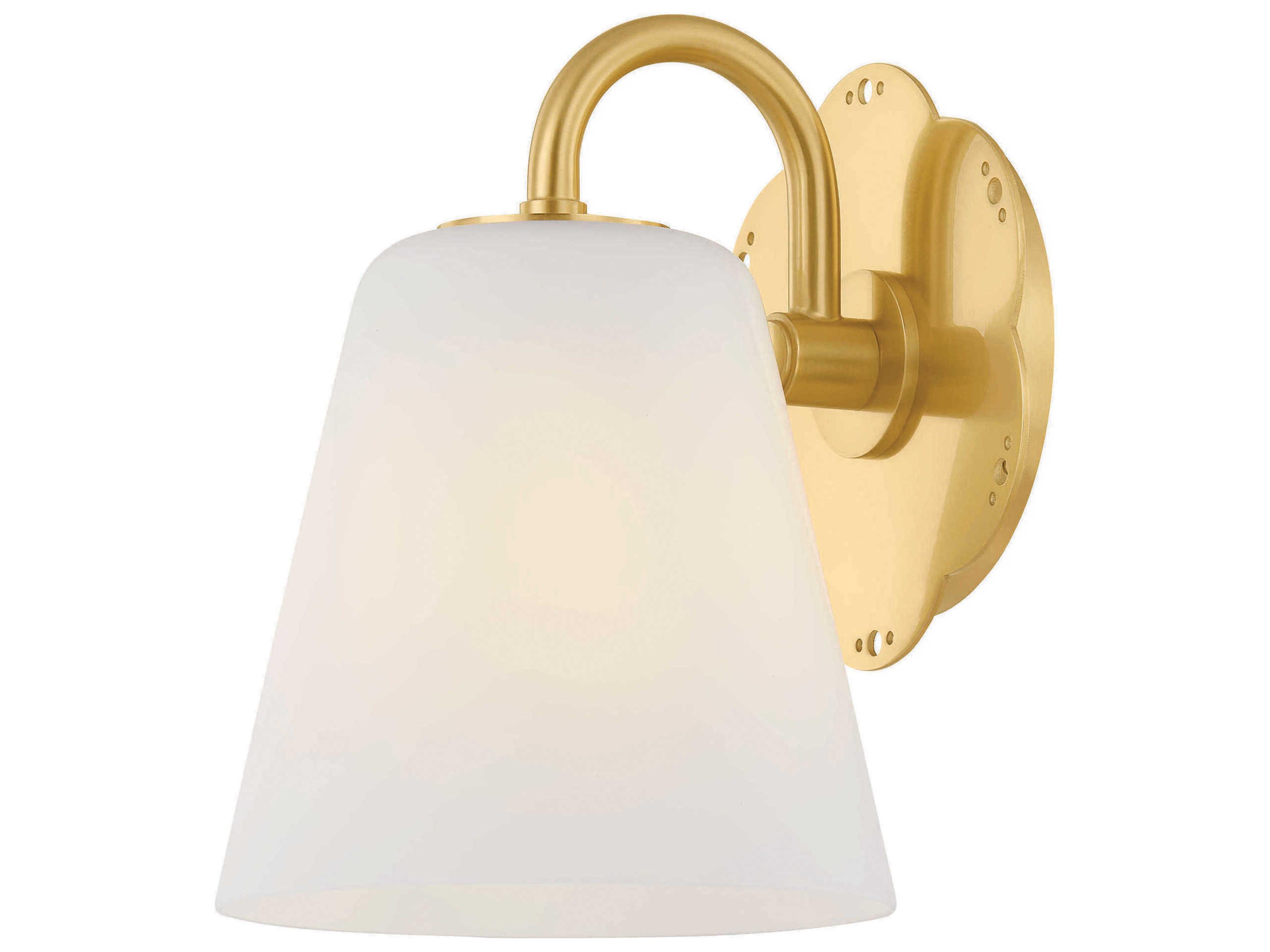 Leonella 1-Light Aged Brass Vanity Light